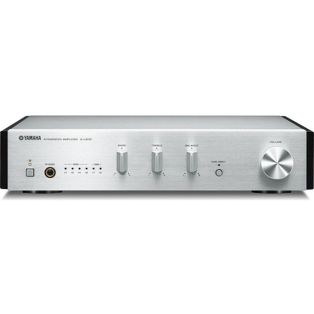 Yamaha Microanlage »Music Cast MCR-N870 DAB Schwarz Silber«, (Bluetooth-WLAN Digitalradio (DAB+)-FM-Tuner)