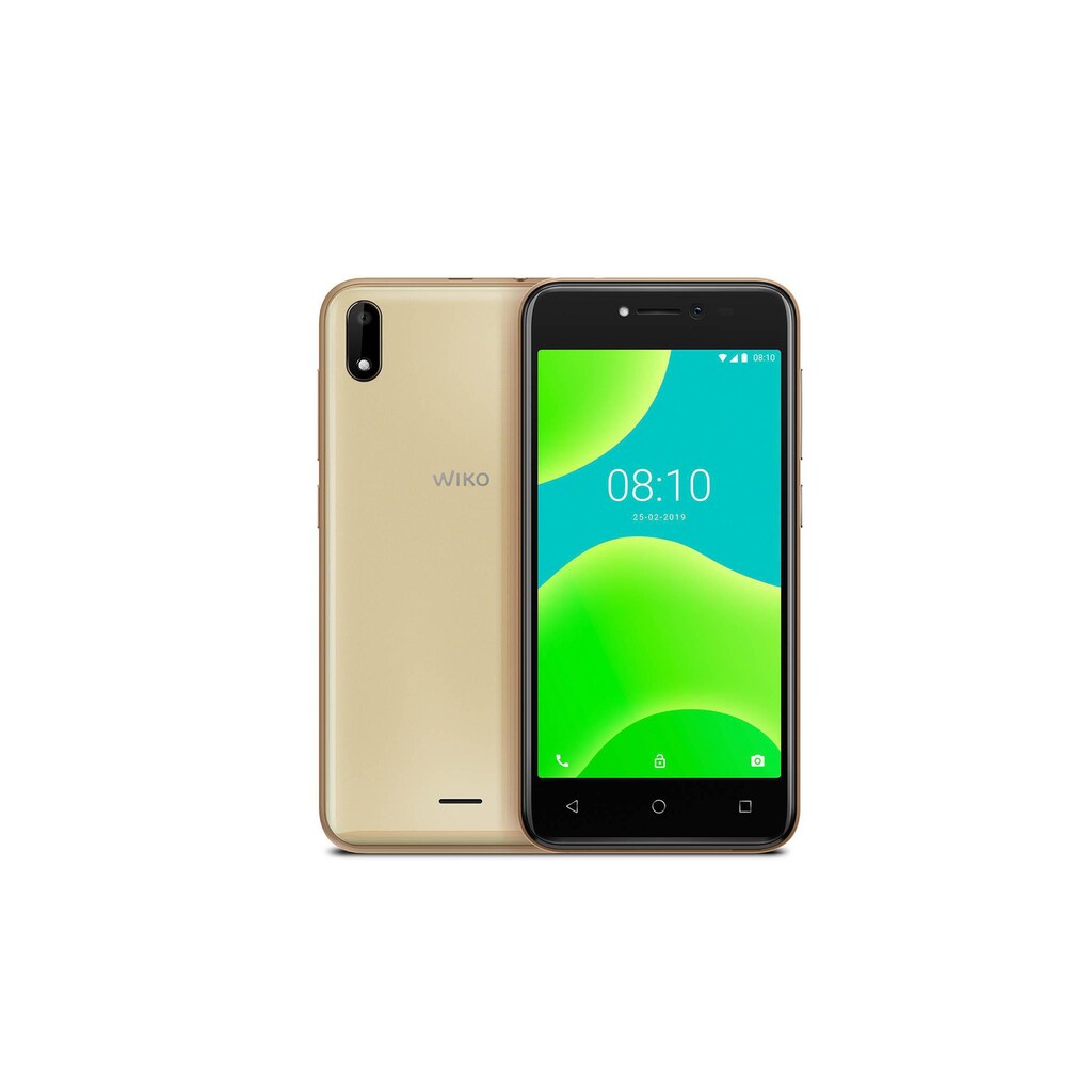 WIKO Smartphone »Wiko Y50«, Gold, 12,7 cm/5 Zoll, 16 GB Speicherplatz, 5 MP Kamera