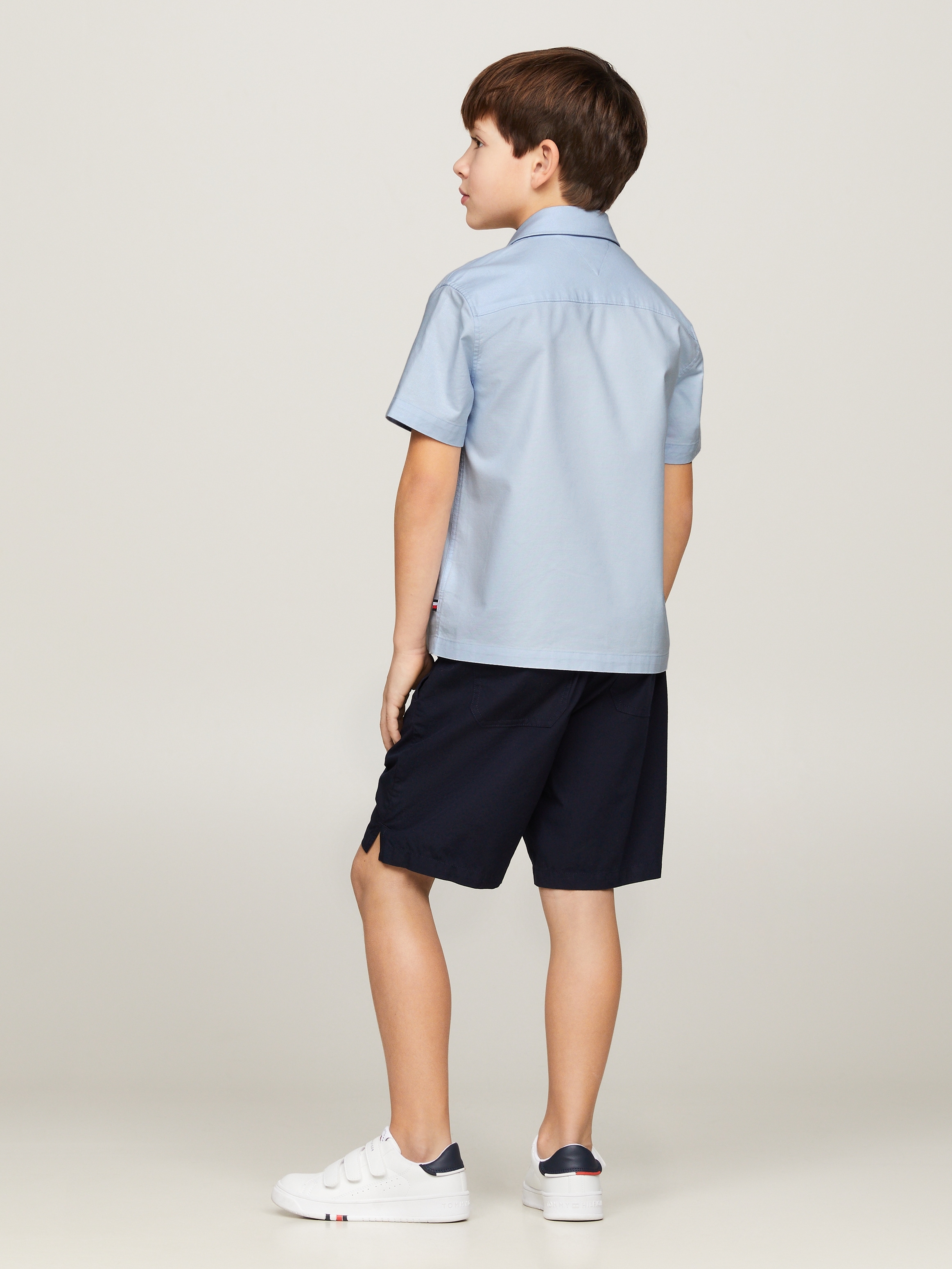 Tommy Hilfiger Kurzarmhemd »SOLID OXFORD SHIRT S/S«, Kinder bis 16 Jahre