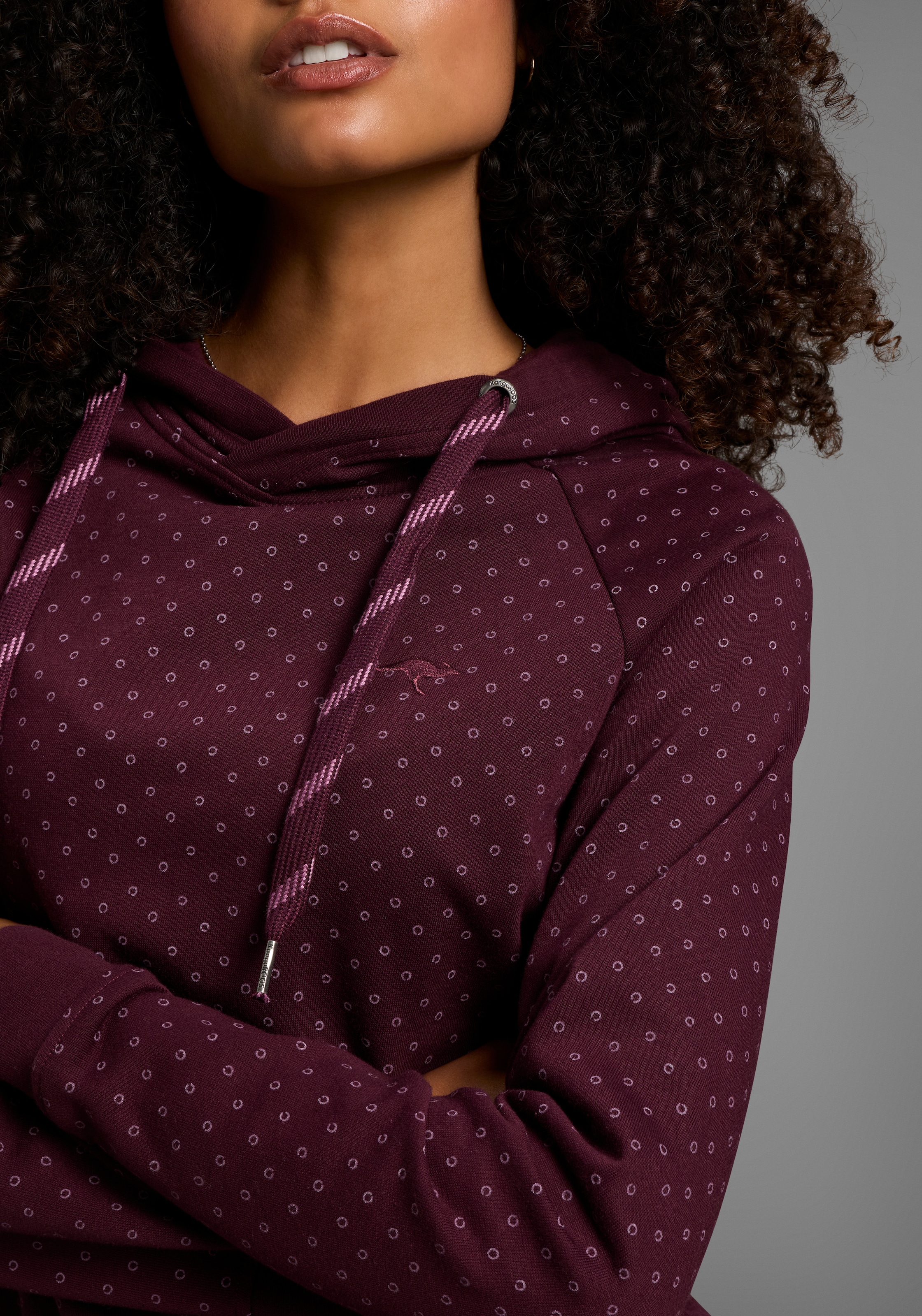 KangaROOS Longsweatshirt, mit dezentem Muster