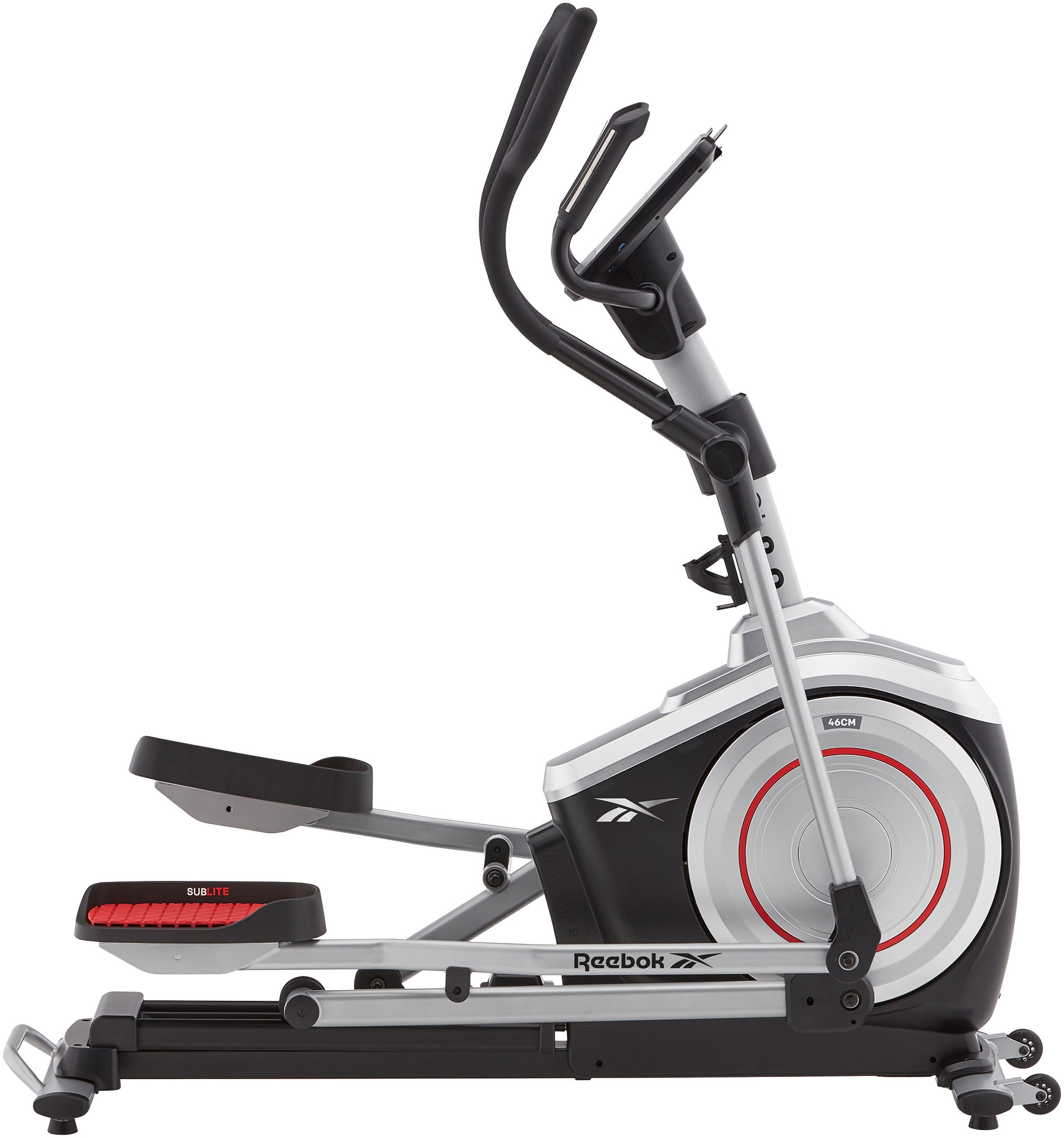 Reebok Ellipsentrainer-Ergometer »SL8.0«, (mit Tablet-Halterung und integr. Pulsempfänger), Schwungmasse ca. 9 kg, 24 Widerstandsstufen
