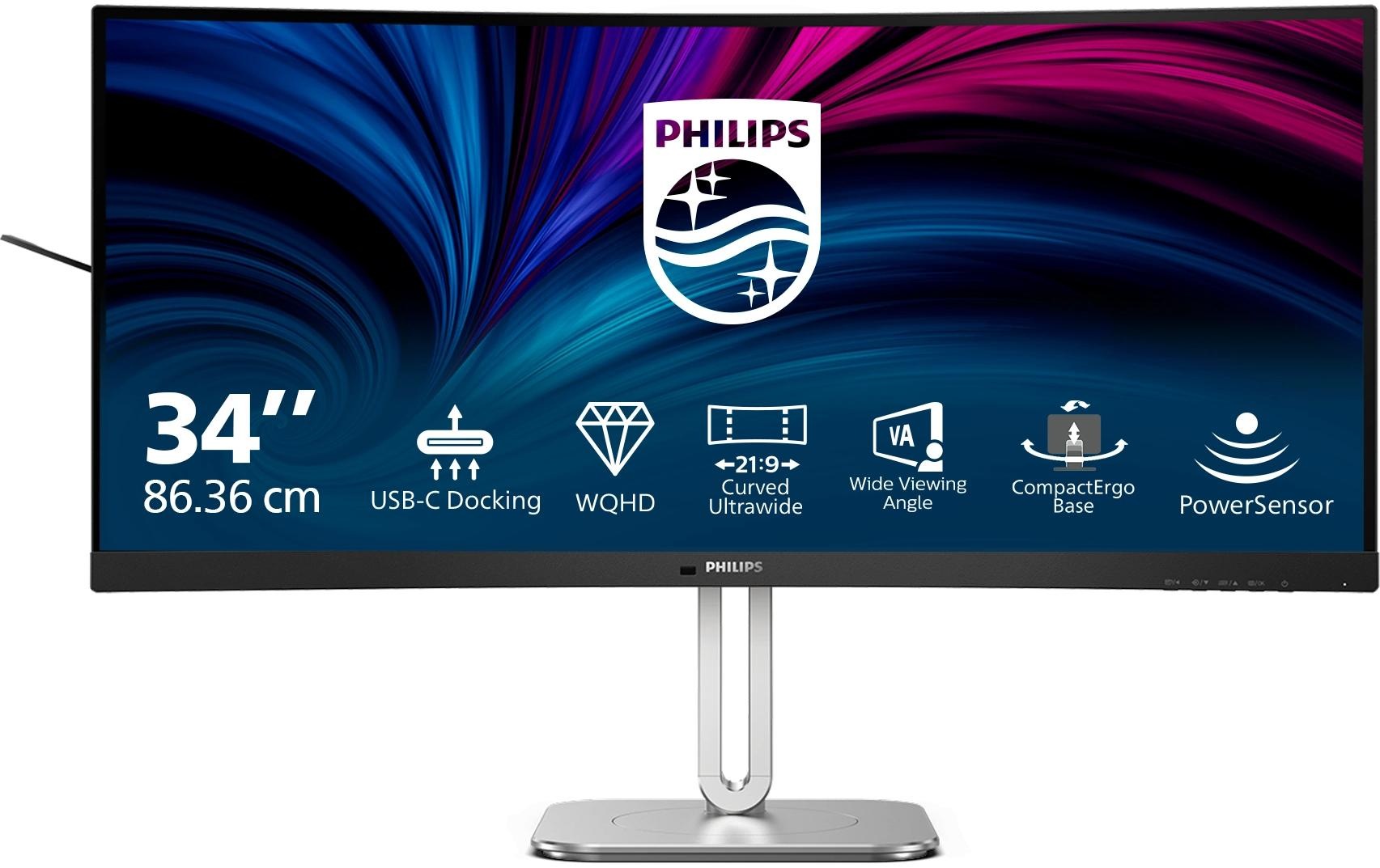 Philips Curved-LED-Monitor »34B2U5600C/00«, 86,02 cm/34 Zoll, 3440 x 1440 px, UWQHD