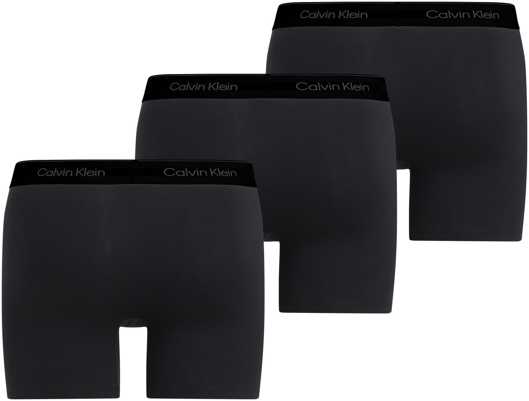 Calvin Klein Underwear Boxer »BOXER BRIEF 3PK« Packung, 3 Stk. mit längerem Bein, Logo-Elastikbund (3 Stück)