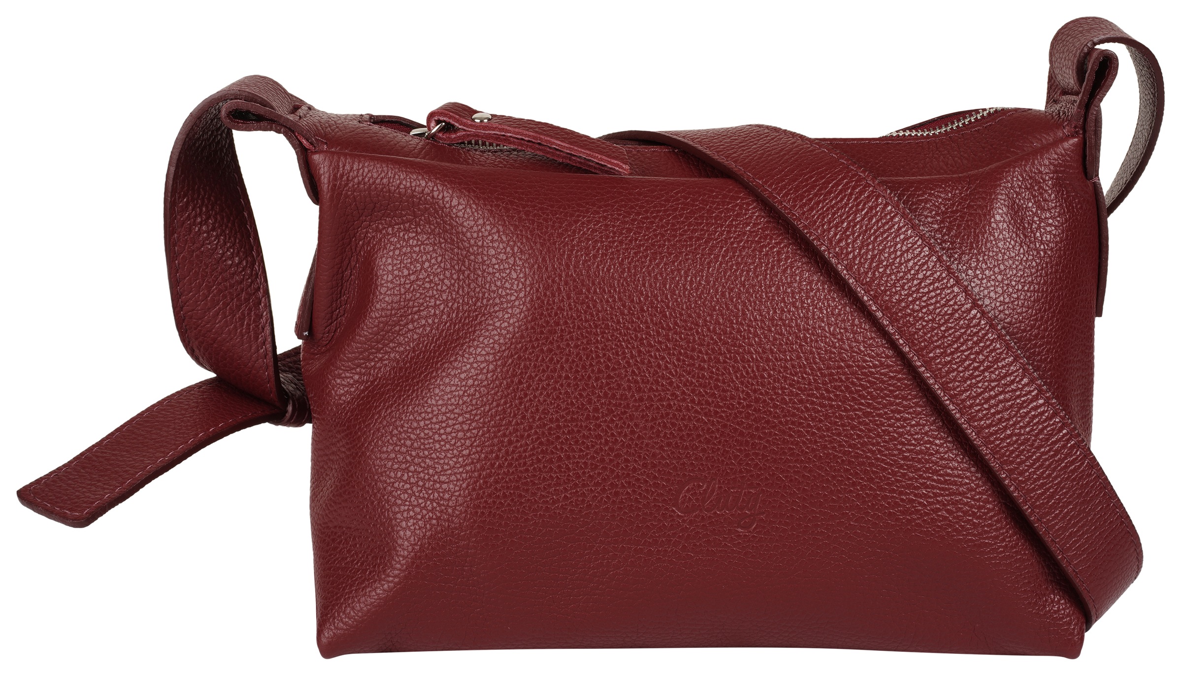 Cluty Umhängetasche "CLUTY Damen echt Leder, Made in Italy" echt Leder, Made in Italy