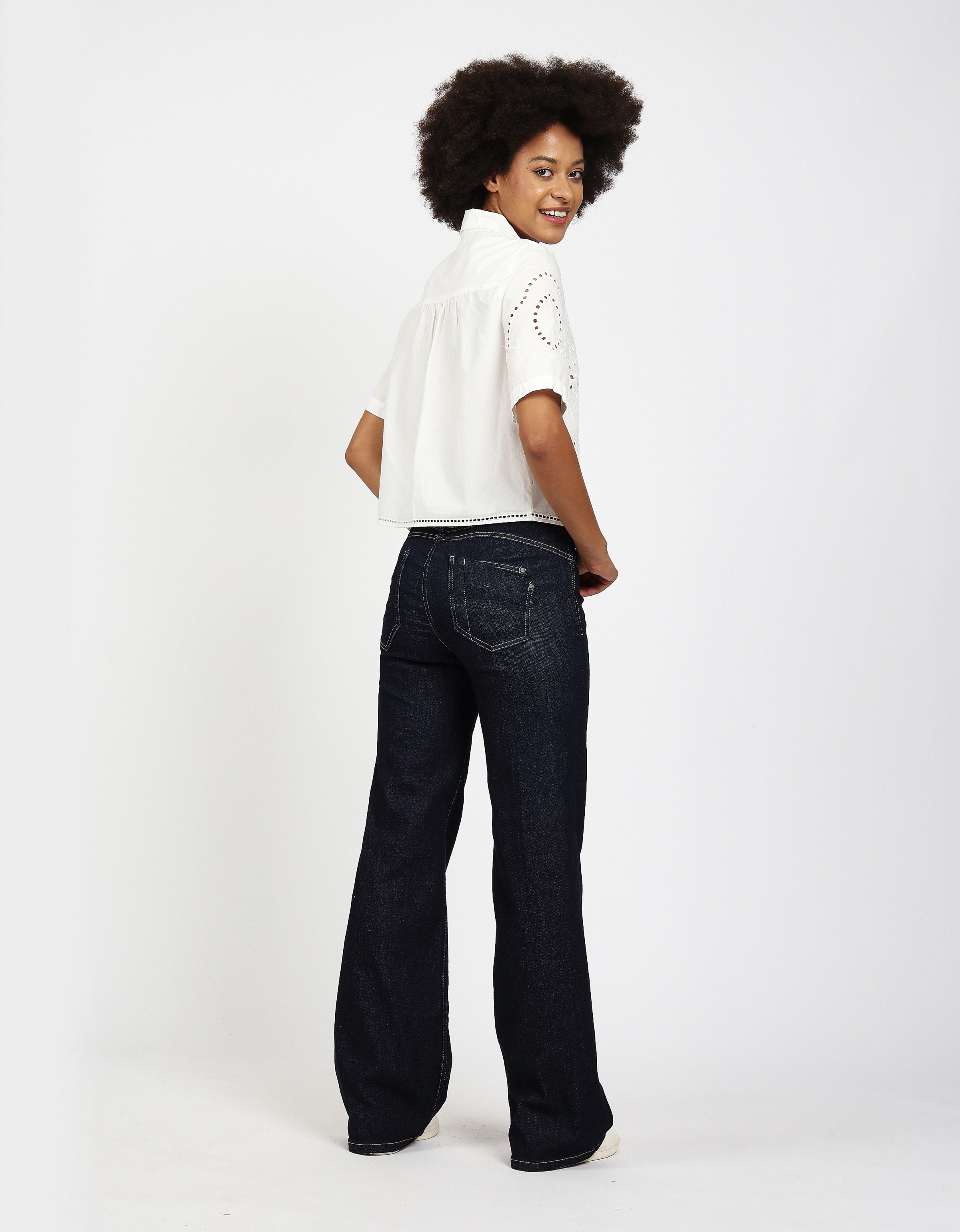 GANG 5-Pocket-Jeans »94AMELIE WIDE LONG«, Long = 4 cm länger
