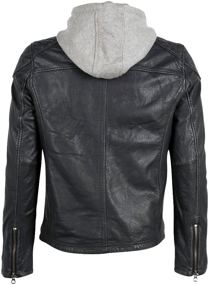 Mauritius Lederjacke »GMDerril SF«, mit Reissverschluss-Detail an der Brust