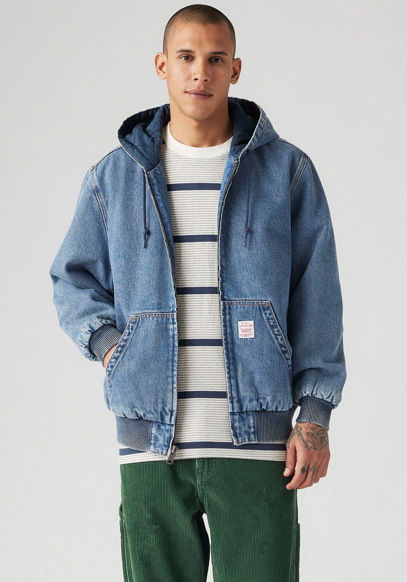 Levi's® Jeansjacke, mit Kapuze, mit Kapuze