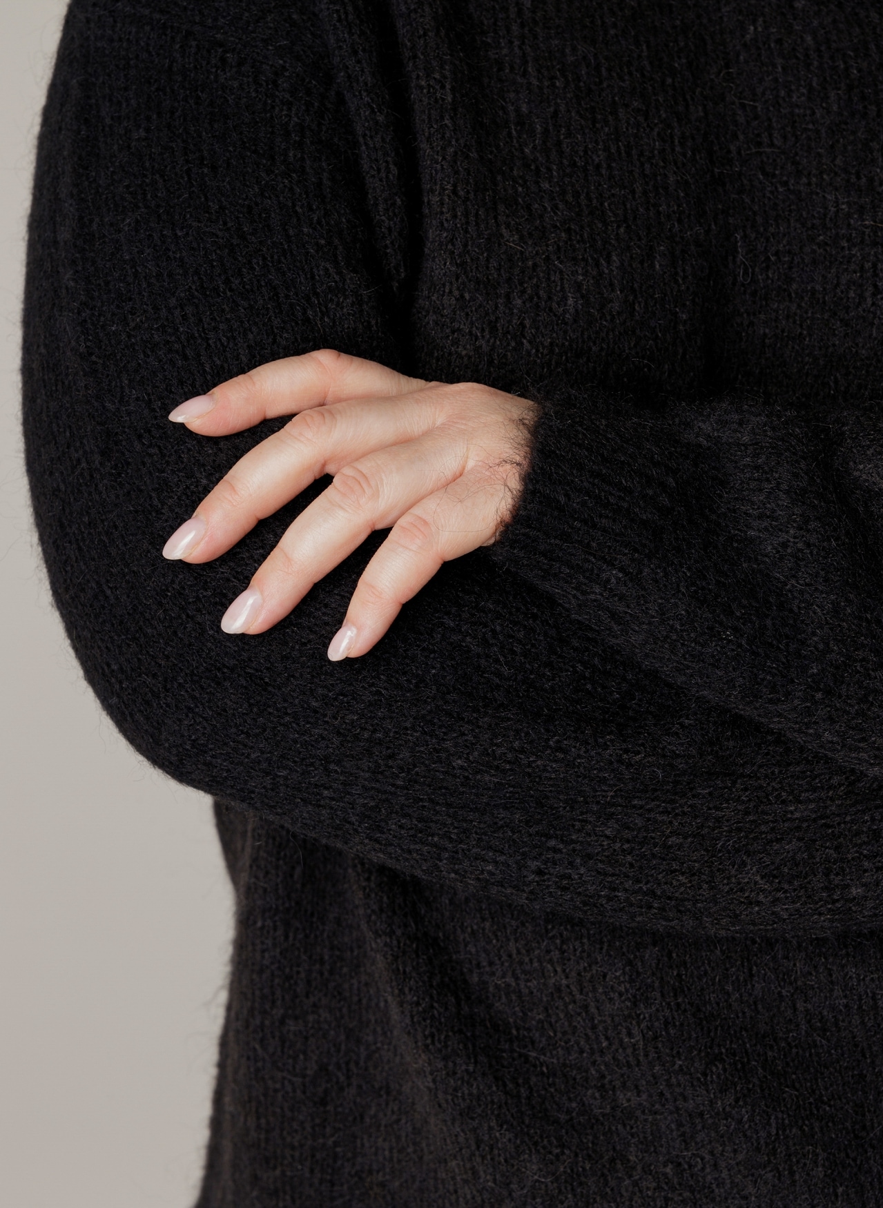 Base Level Curvy Strickpullover »Yanara«, mit Wolle und Elasthan