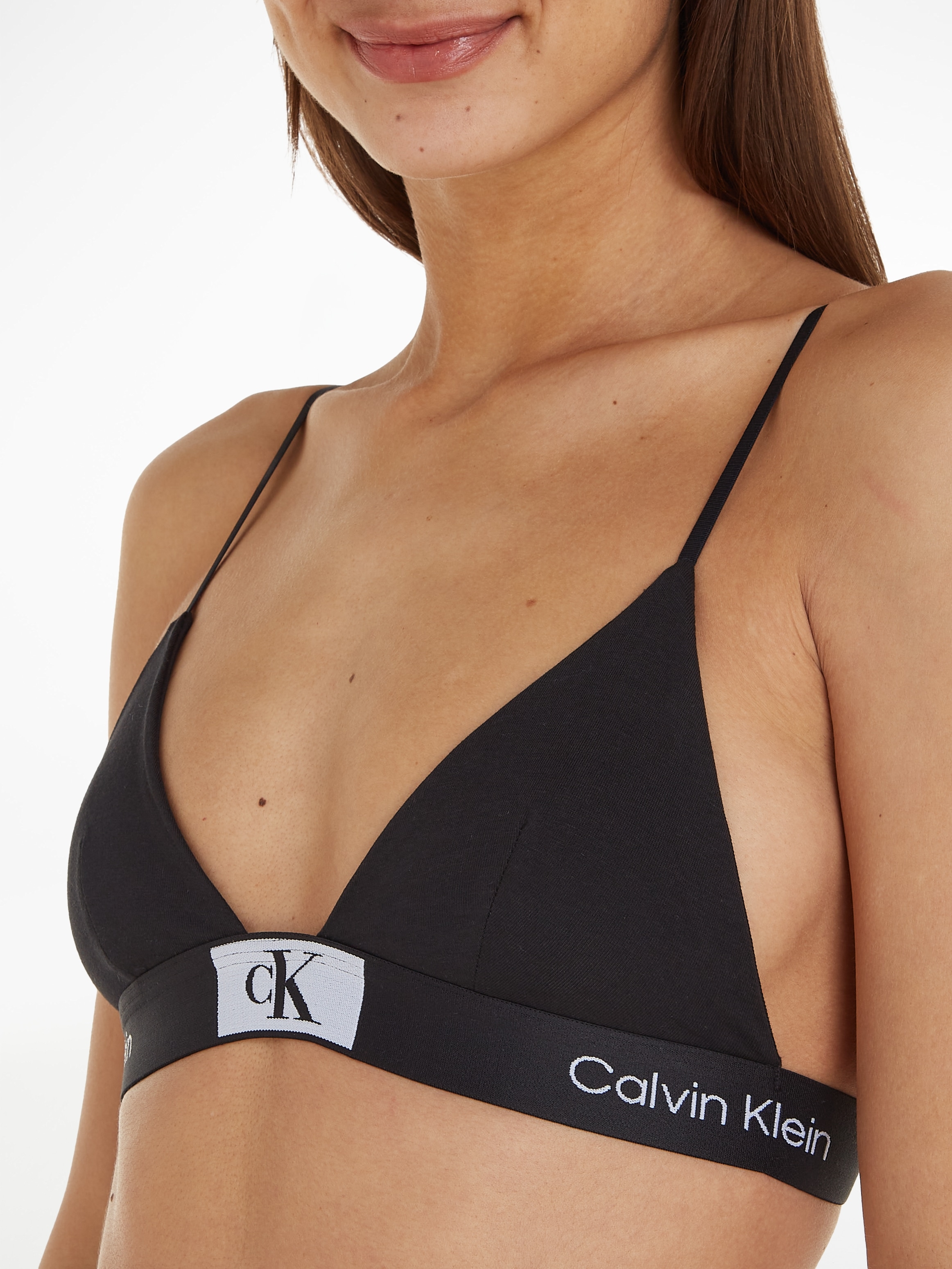 Calvin Klein Underwear Bralette-BH »UNLINED TRIANGLE«, mit klassischem CK-Logobund