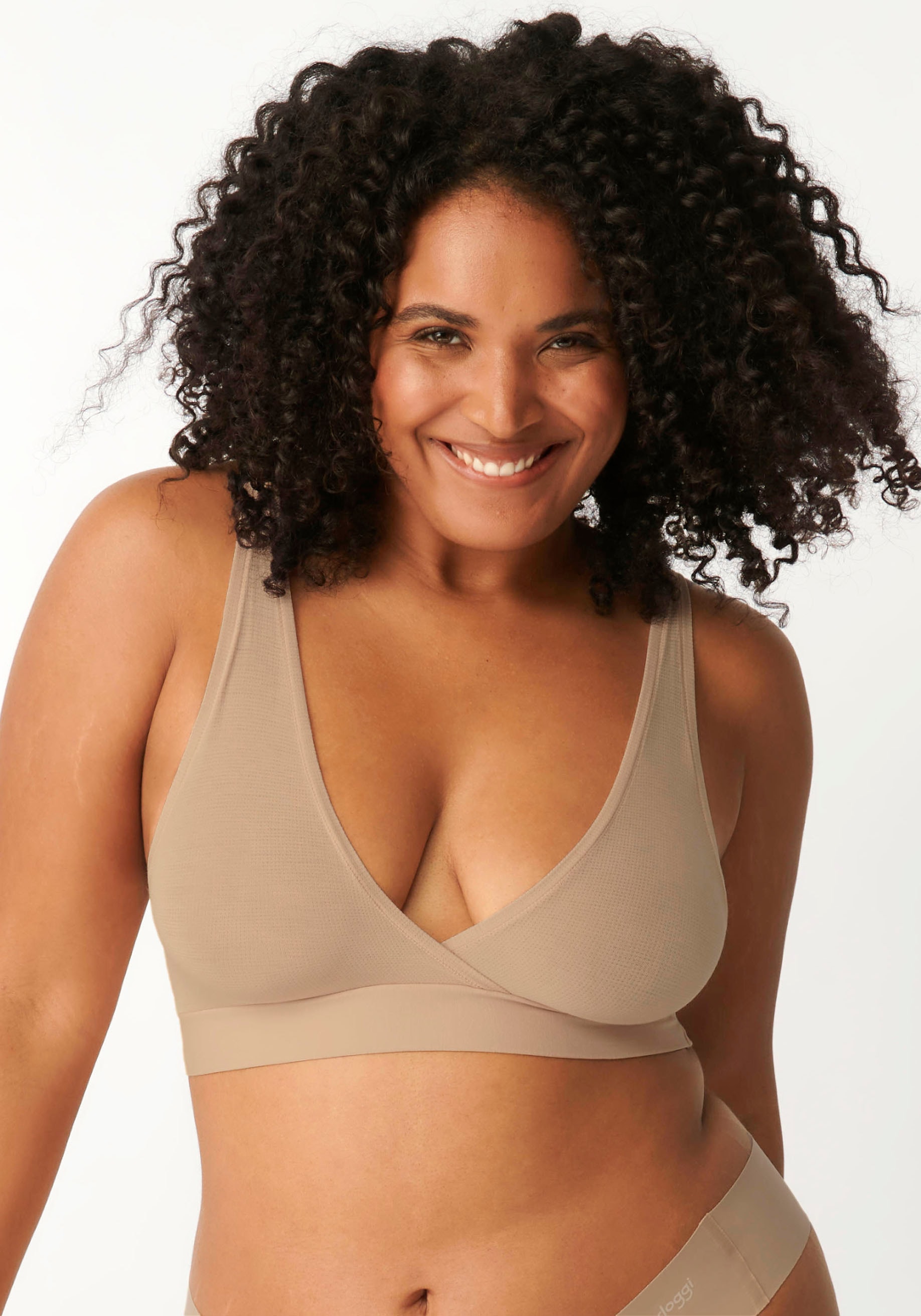 sloggi Bralette »GO Allround«, One Size, hohe Elastizität, breites Unterbrustband, sportiver Look