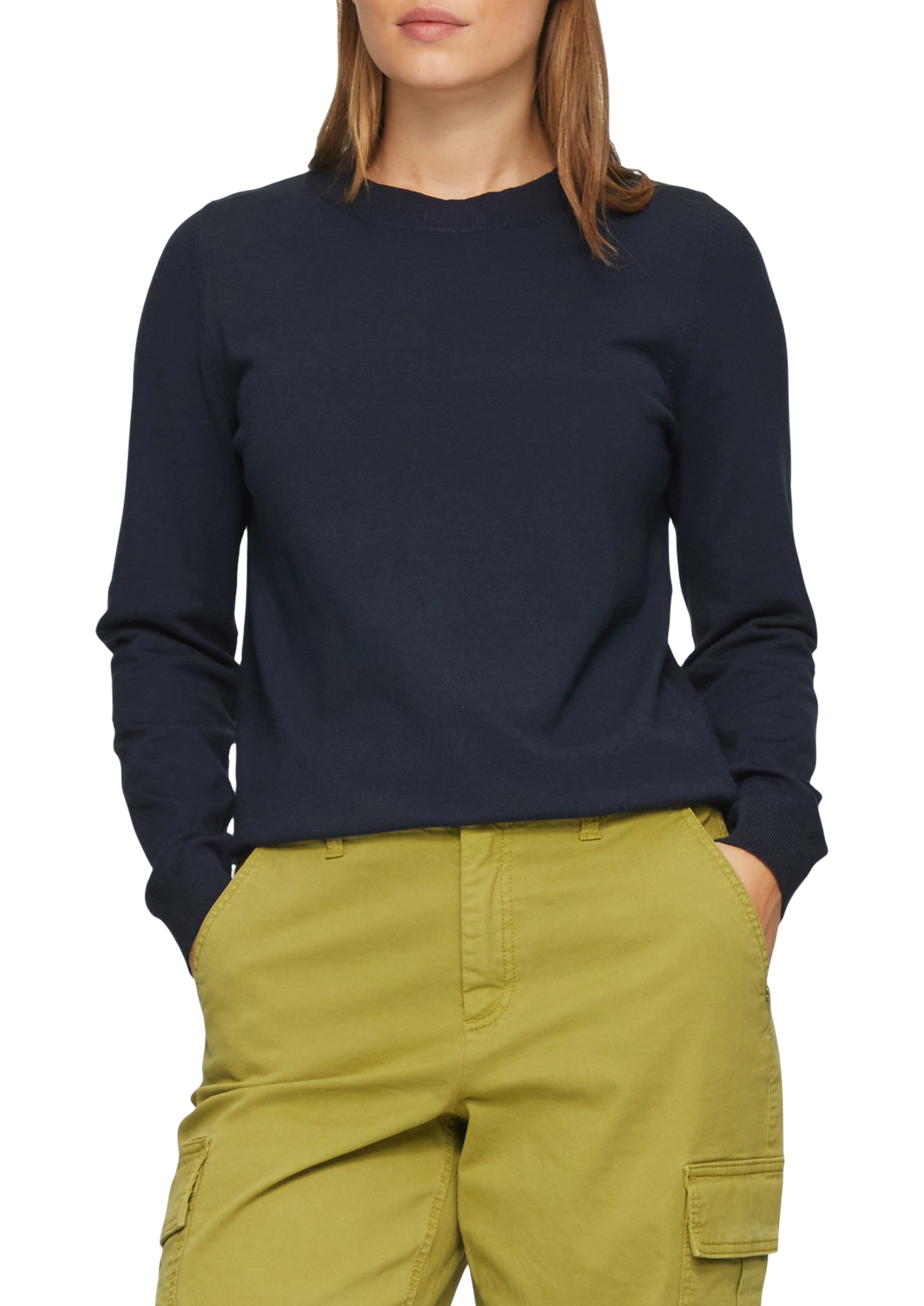 s.Oliver Strickpullover mit Stehkragen