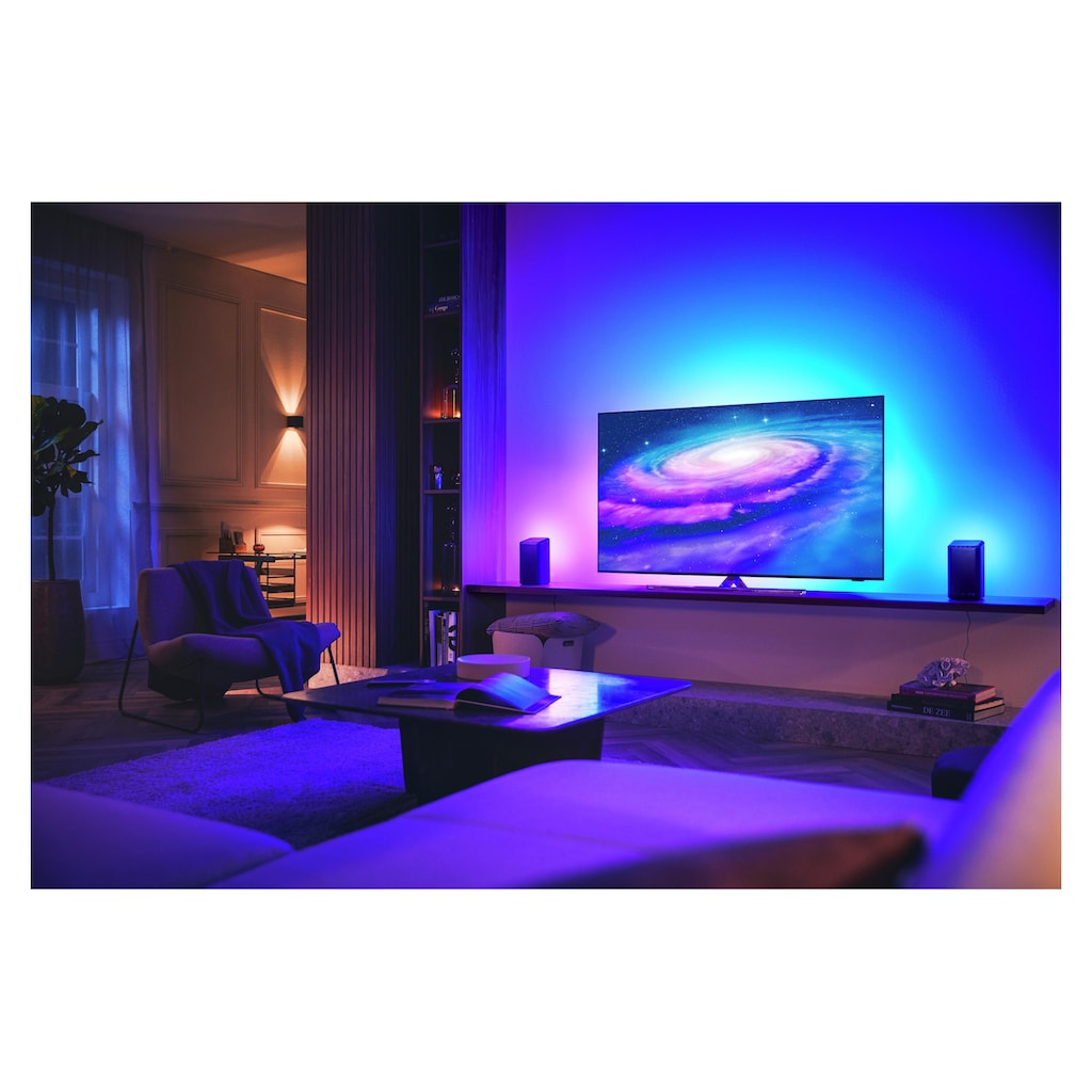 Philips LED-Fernseher »TV 77OLED807/12, 77 OLED-TV«, 194 cm/77 Zoll, 4K Ultra HD, Smart-TV