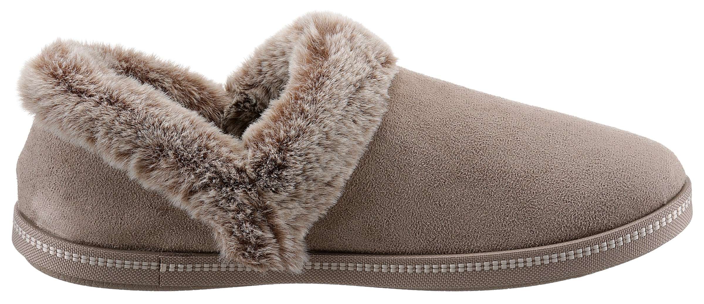 Skechers Pantoffel »COZY CAMPFIRE FRESH TOAST«, mit Fellimitat-Kragen