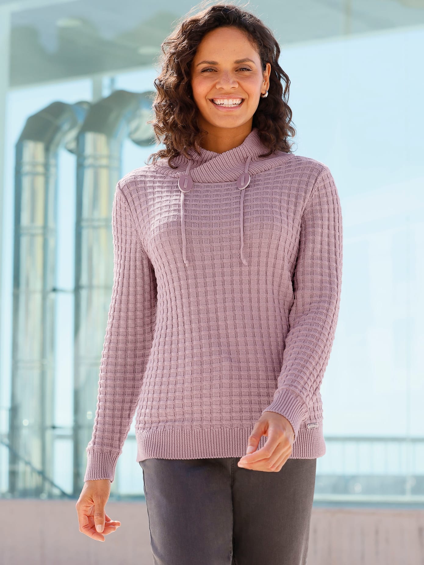 Casual Looks Strickpullover »Langarm-Pullover«