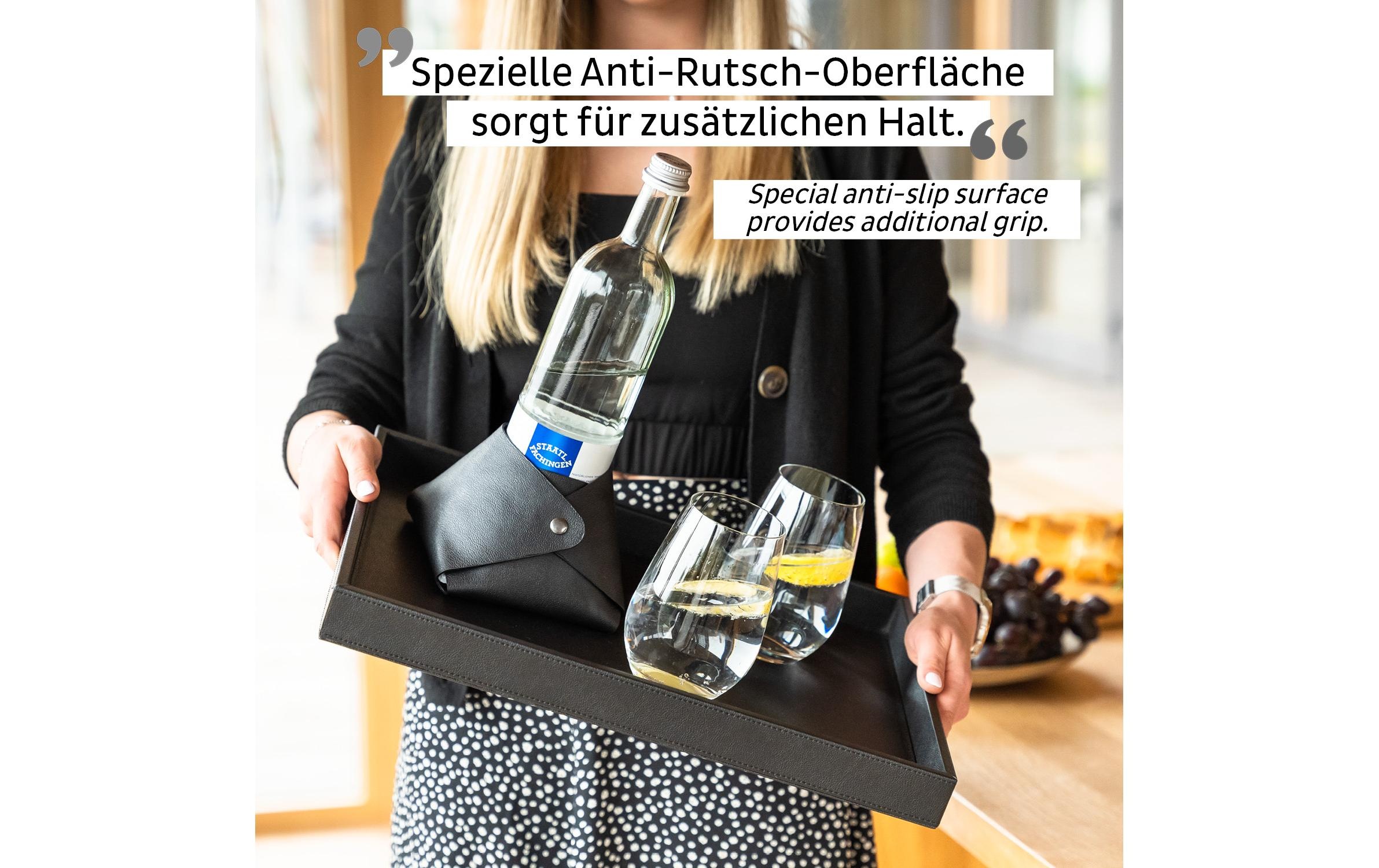 Tablett »Silwy im Leder-Look«