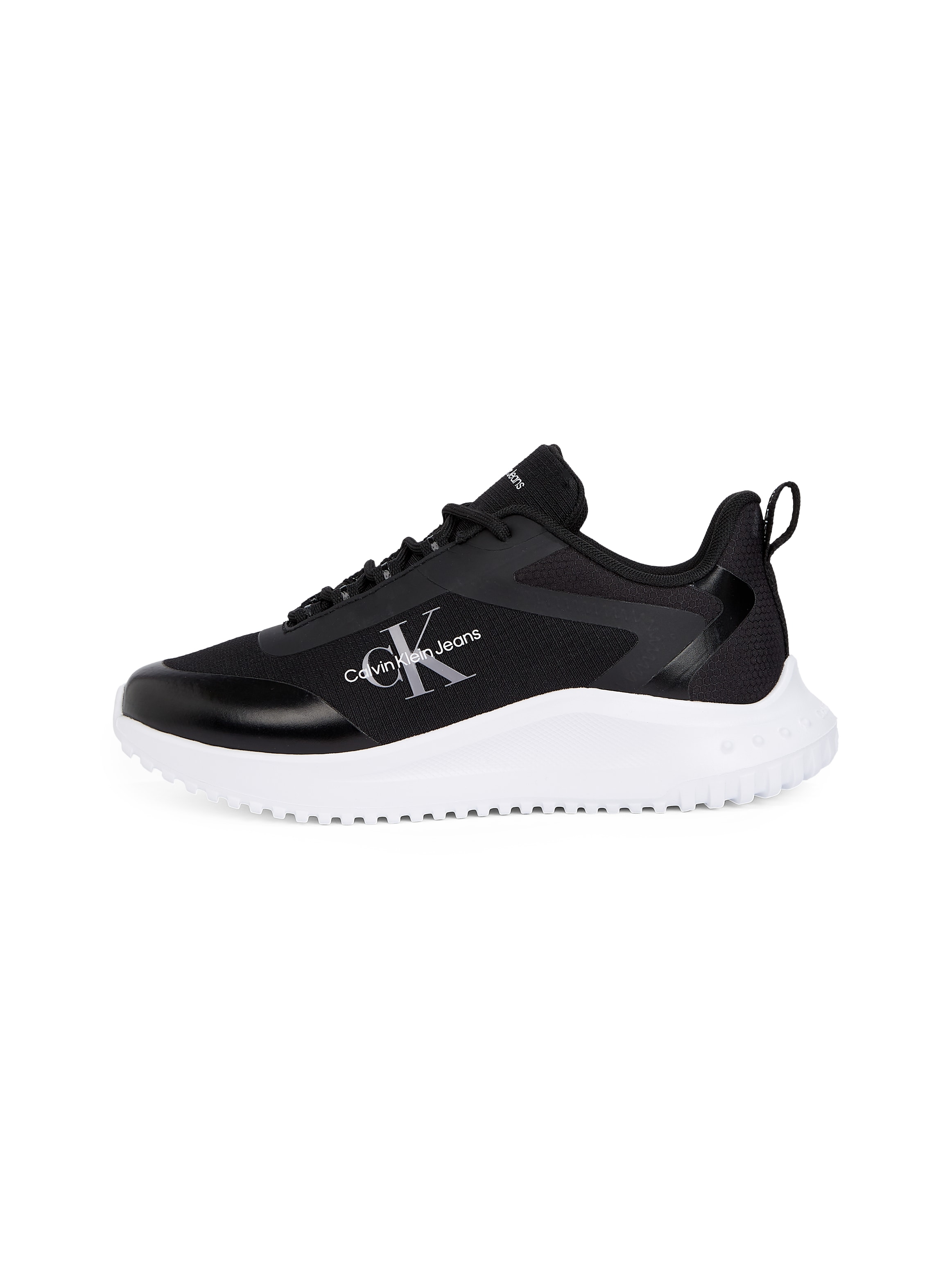 Calvin Klein Jeans Sneaker »EVA RUNNER LOW LACE MIX ML WN«, Freizeitschuh, Halbschuh, Schnürschuh mit leichter Laufsohle