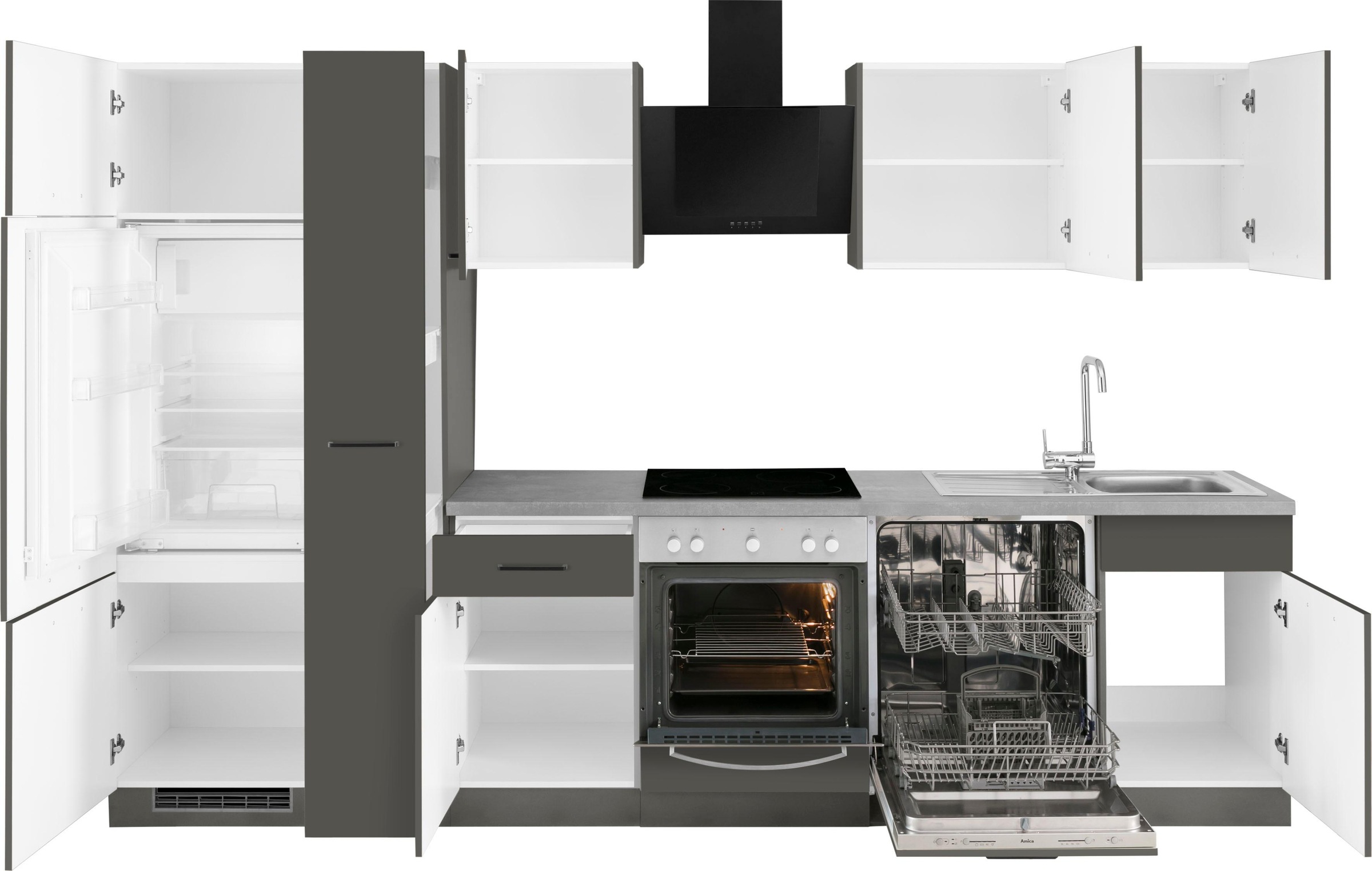 ❤ wiho Küchen Küchenzeile »Esbo«, ohne E-Geräte, Breite 310 cm ordern im  Jelmoli-Online Shop
