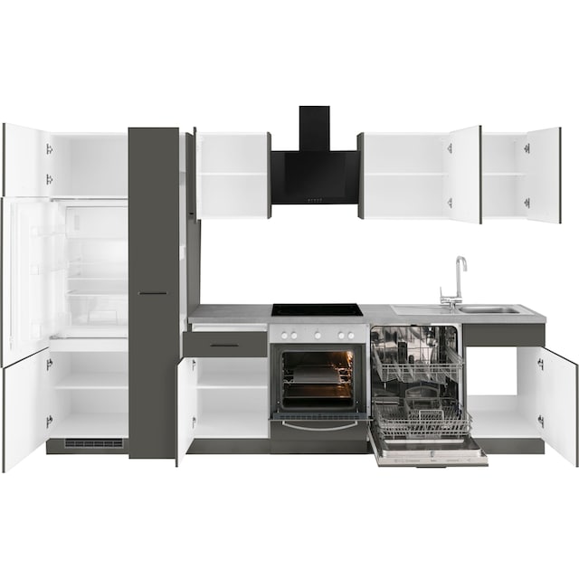 ❤ wiho Küchen Küchenzeile »Esbo«, ohne E-Geräte, Breite 310 cm ordern im  Jelmoli-Online Shop
