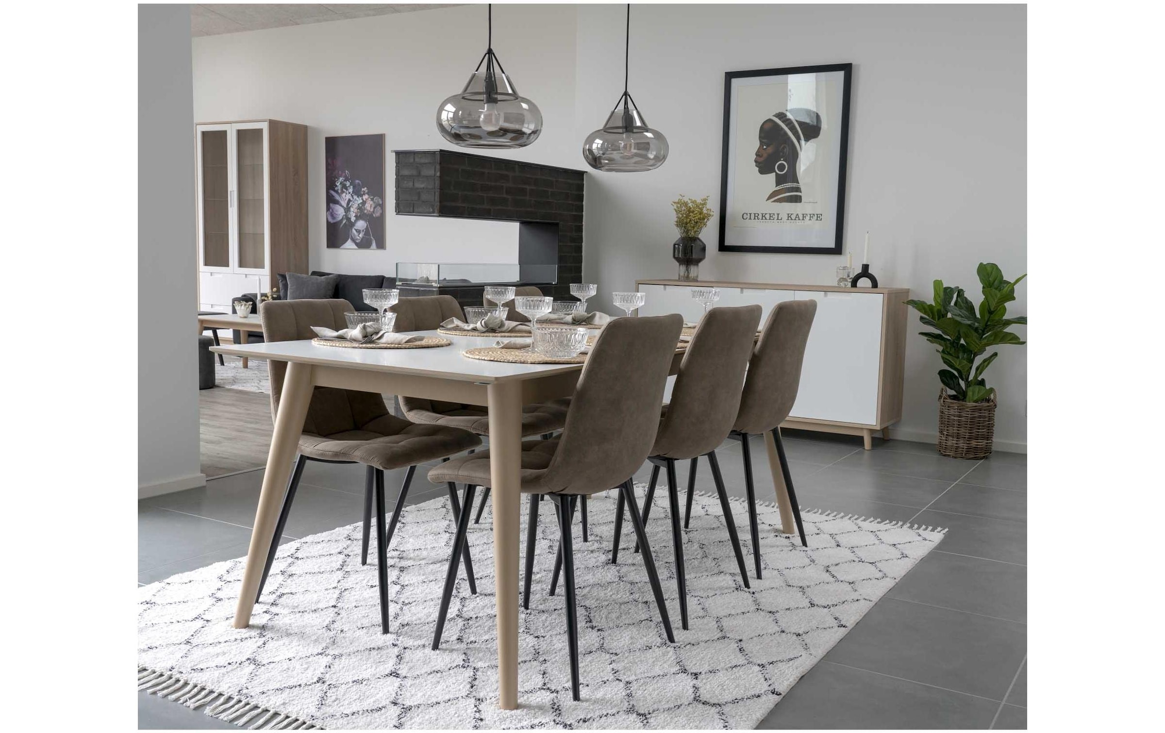 House Nordic Stuhl »House Nordic Stuhl Middelfart 2er-Set«