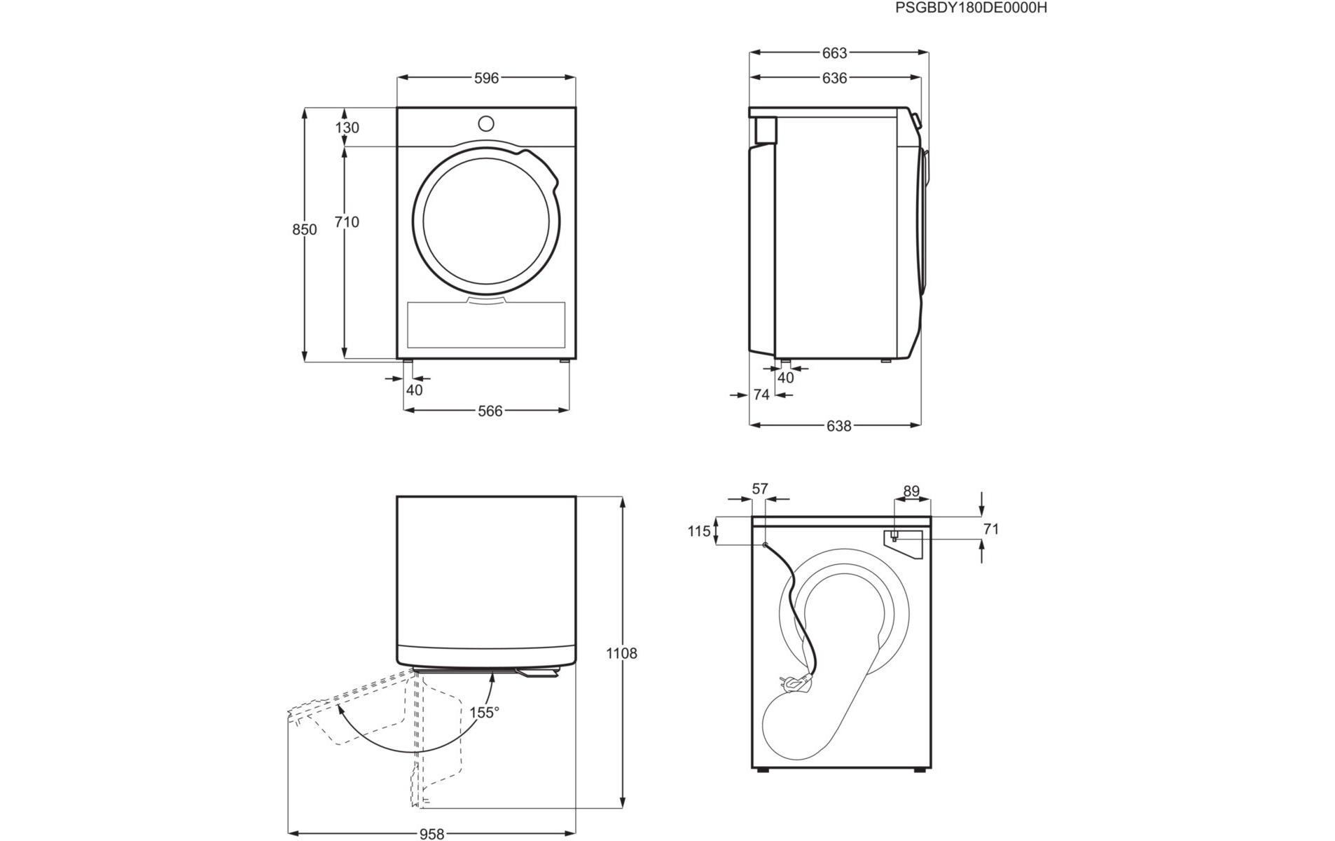 Electrolux Wärmepumpentrockner »TWSL6IE301 A+++«, 8 kg