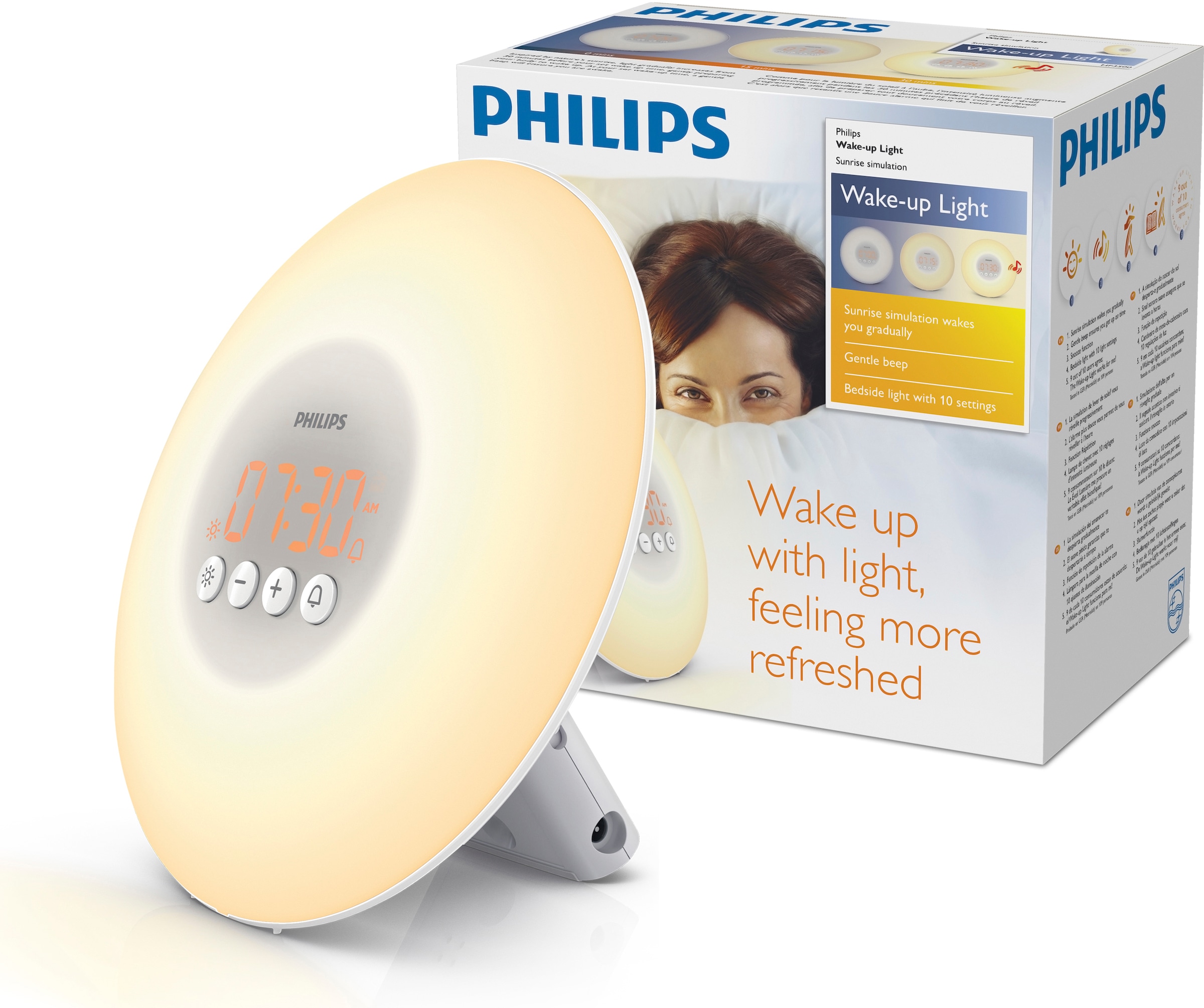 det kan Blive gift Pornografi Philips Tageslichtwecker »Wake-up Light HF3500/01«, mit 10  Helligkeitseinstellungen und Schlummerfunktion | Jelmoli-Versand Online Shop