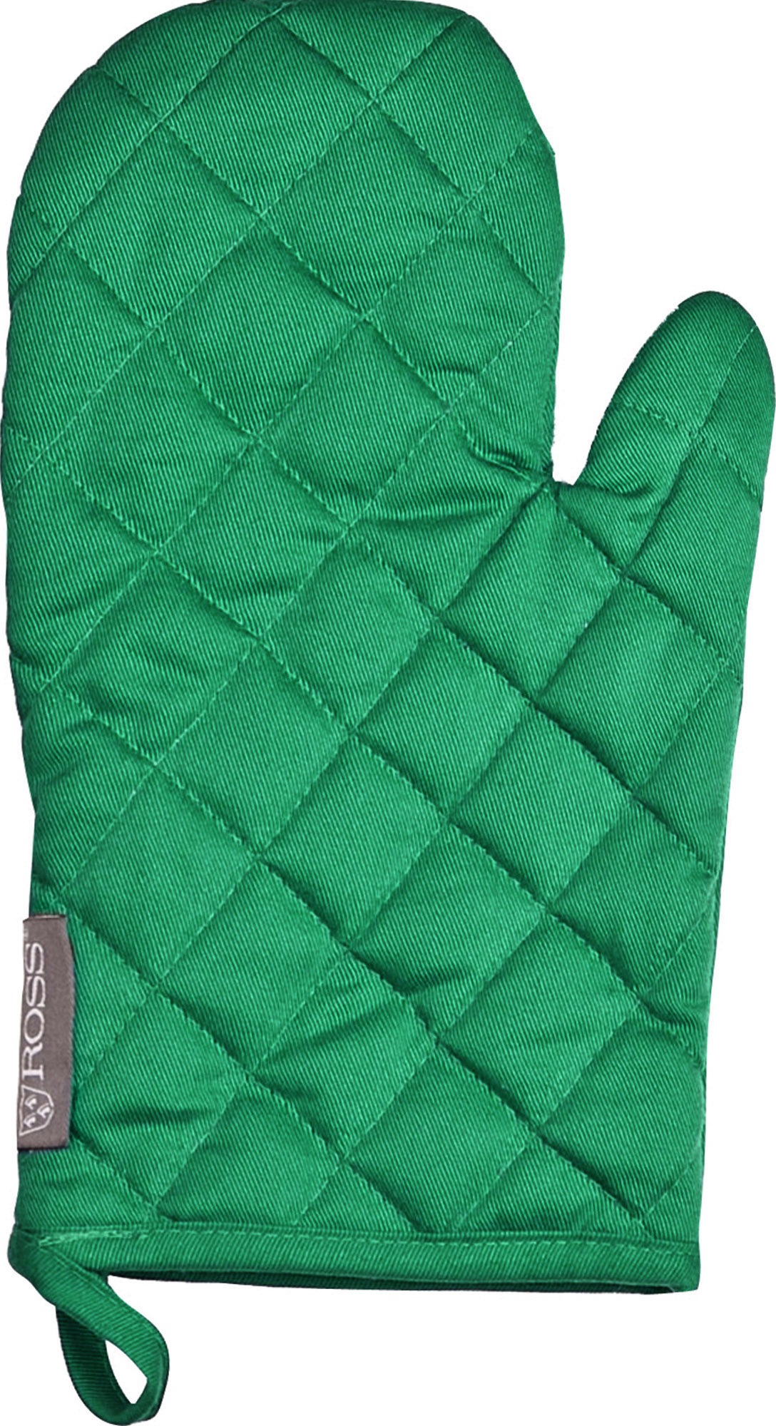 ROSS Topflappen »Exclusiv«, (Set, 4 tlg.), 2x Topflappen und 2x Grillhandschuh, 100% Baumwolle