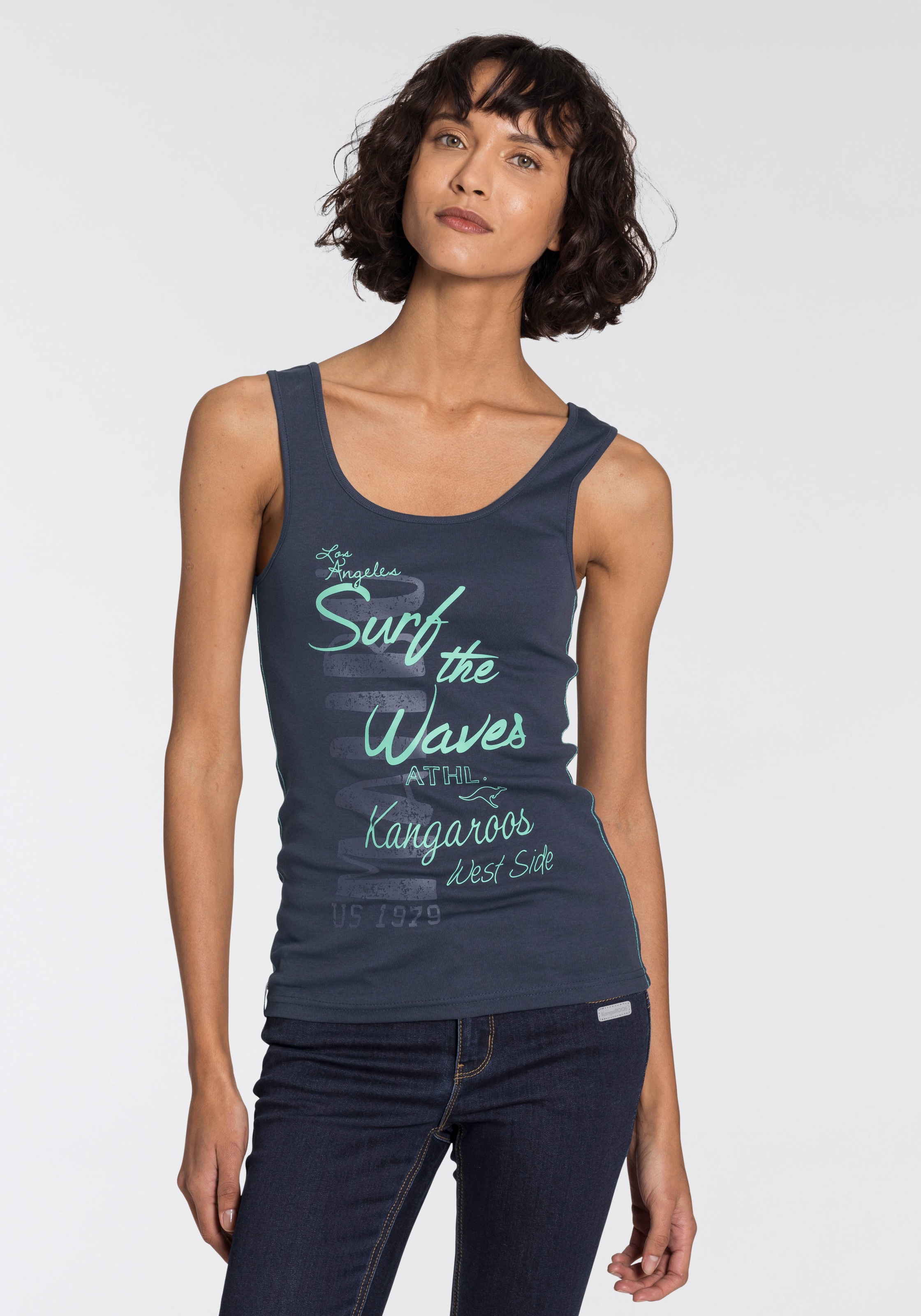 KangaROOS Tanktop, mit "surf-life" Logo-Druck kaufen