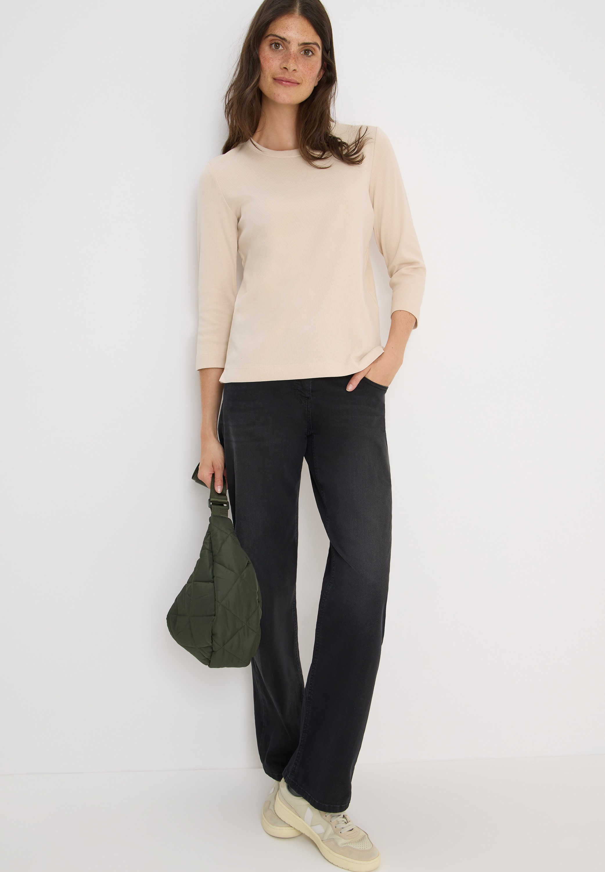 Cecil 3/4-Arm-Shirt, mit 3/4-Ärmel