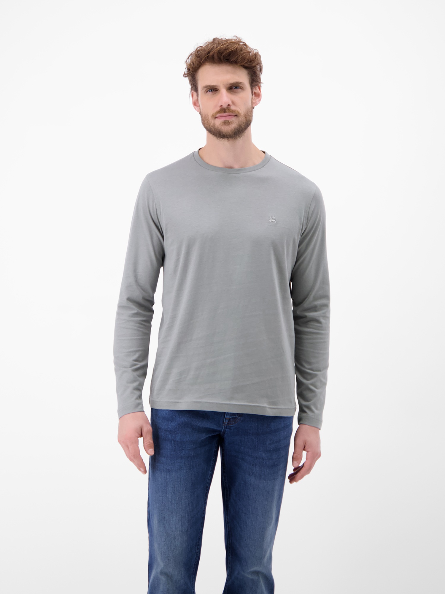LERROS Longsweatshirt »LERROS Basic-Longsleeve«