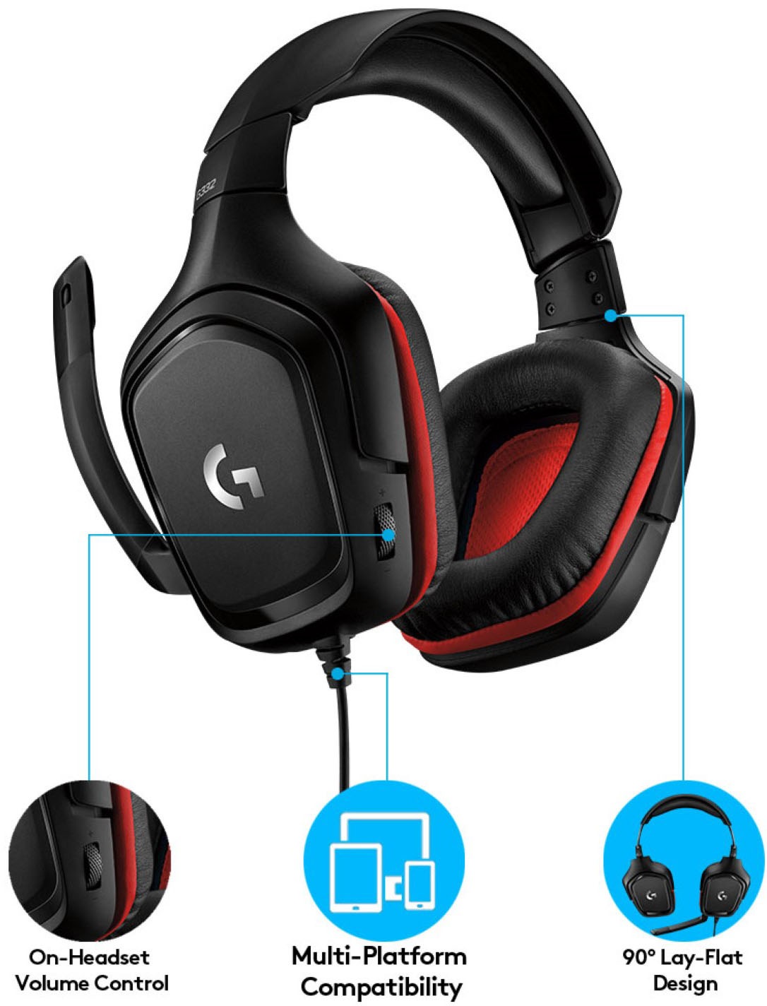 ➥ Logitech G Gaming-Headset EMEA« gleich »G332 - - LEATHERETTE | kaufen Jelmoli-Versand
