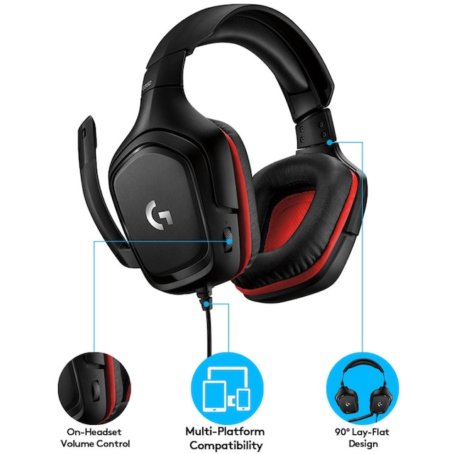 ➥ Logitech G Gaming-Headset »G332 - LEATHERETTE - EMEA« gleich kaufen |  Jelmoli-Versand