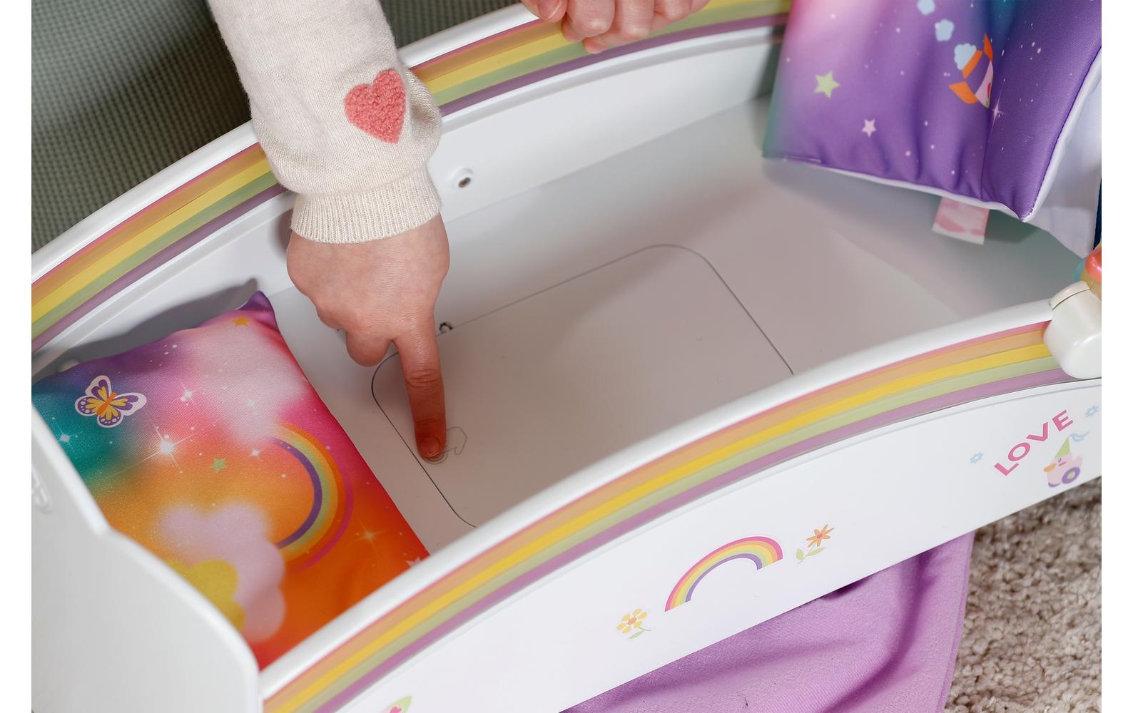 Baby Born Puppenhausmöbel »Regenbogen Bett«
