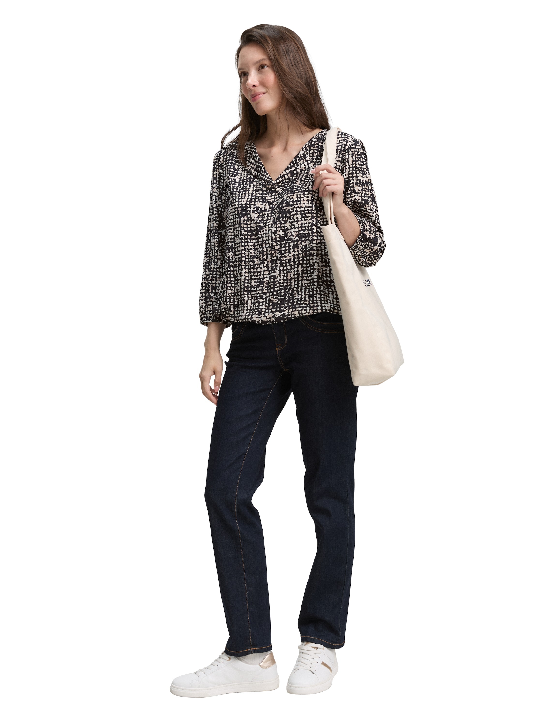 TOM TAILOR Shirtbluse, mit All-Over Print