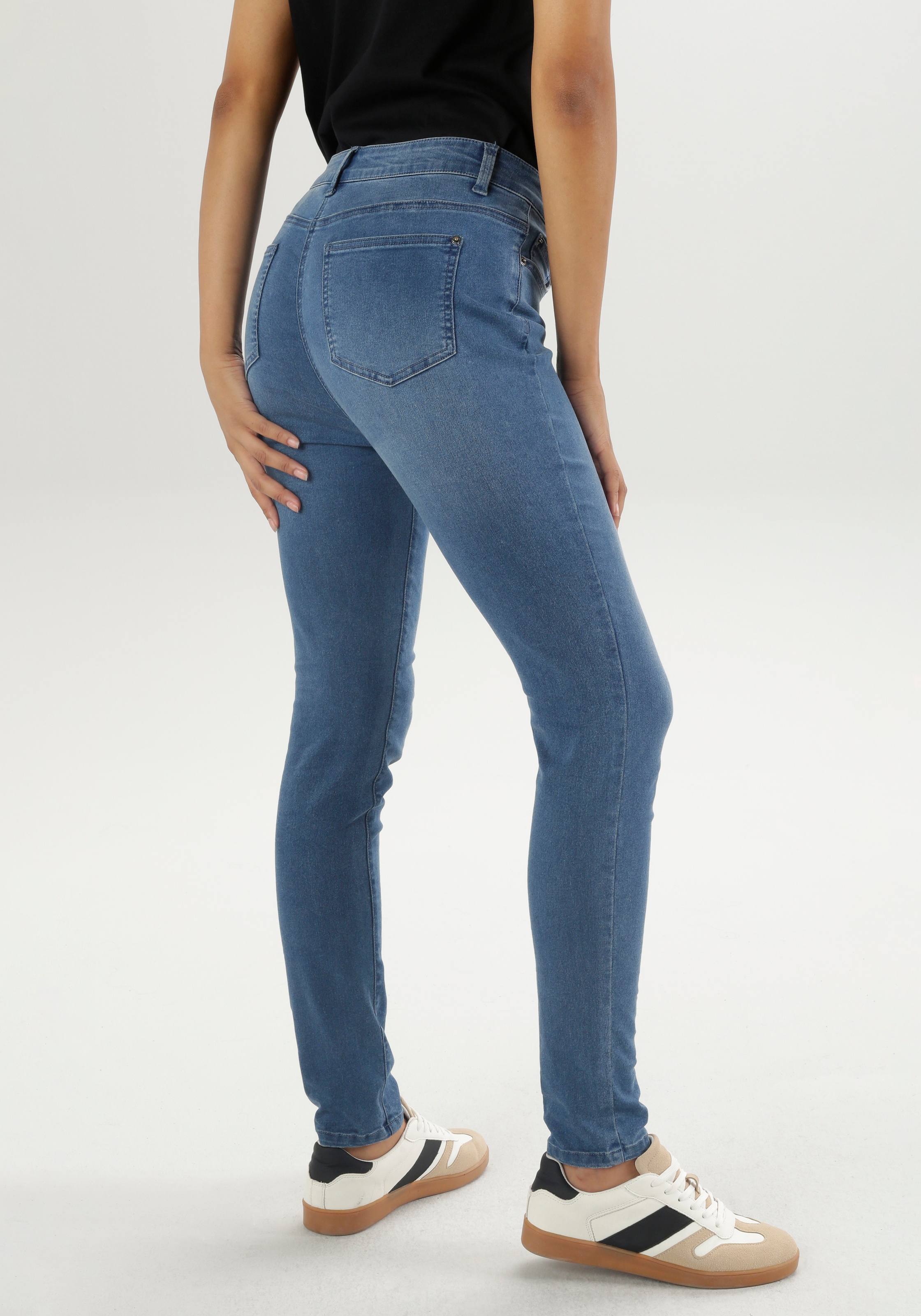 Aniston SELECTED Skinny-fit-Jeans, normal waist