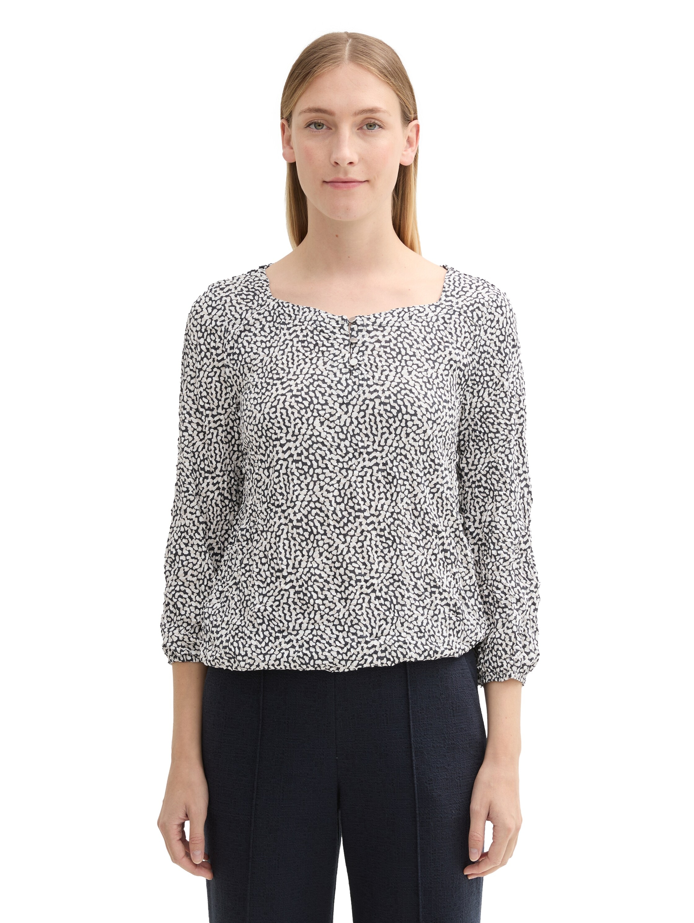 Langarmshirt, mit All-Over Print