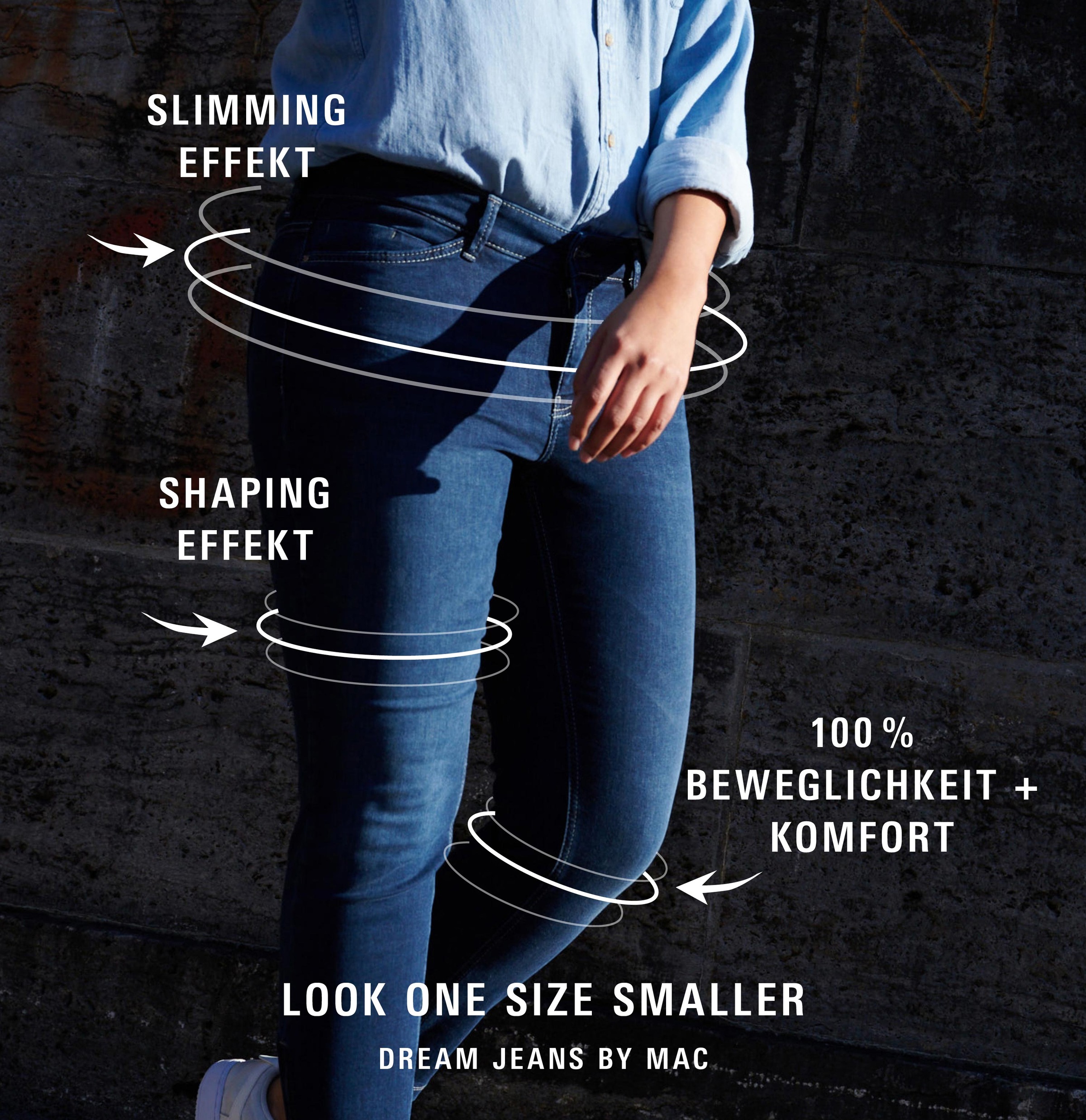 MAC Skinny-fit-Jeans »Dream Skinny«, in hochelastische Qualität für den perfekten Sitz
