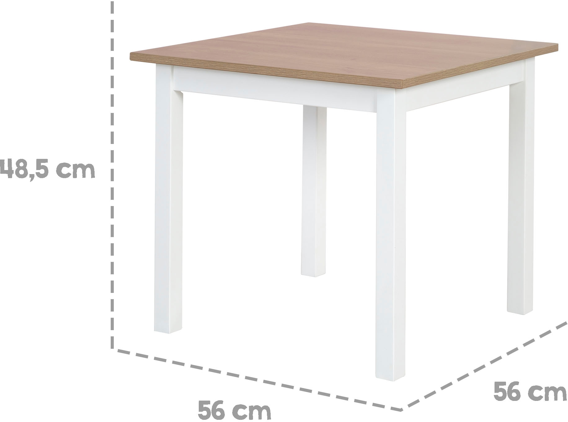 roba® Kindersitzgruppe »Woody, Holzdekor/weiss«, (3 tlg.)