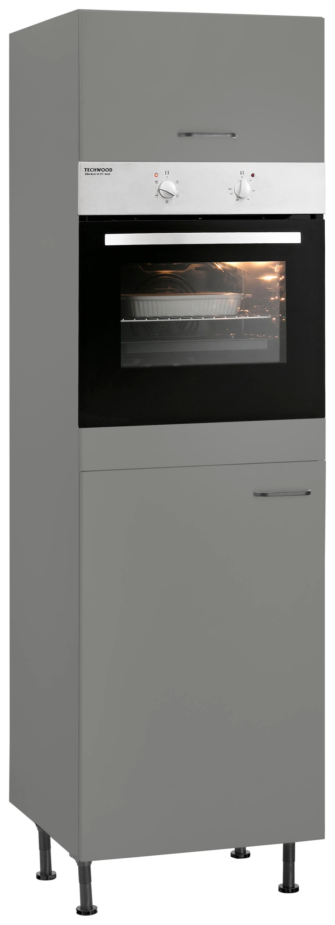 OPTIFIT Backofen/Kühlumbauschrank online 60 Soft-Close-Funktion, Füssen, »Elga«, mit | shoppen höhenverstellbaren Breite cm Jelmoli-Versand