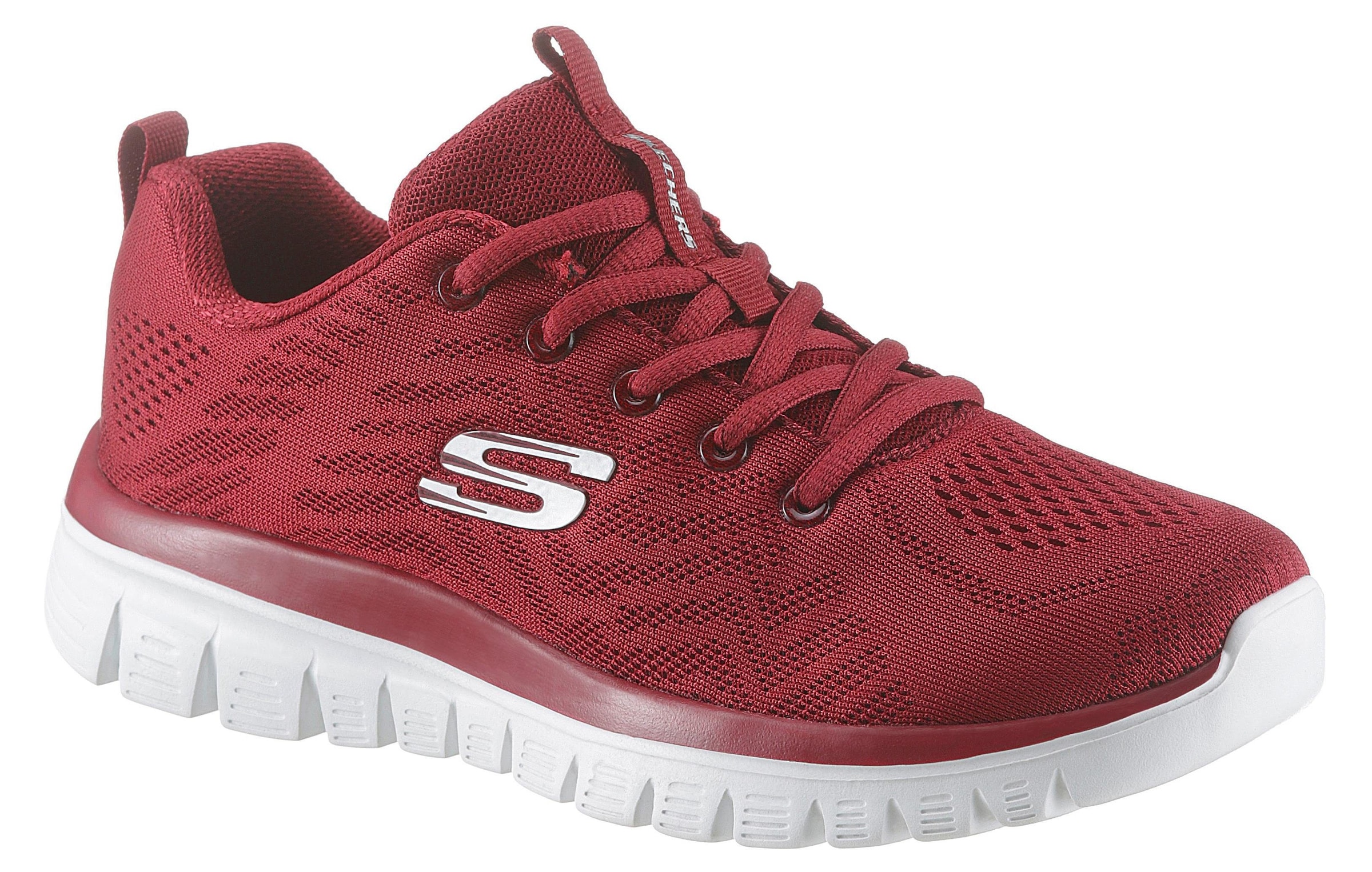 Skechers Sneaker »Graceful - Get Connected« Freizeitschuh, Halbschuh, Schnürschuh für die Maschinenwäsche geeignet