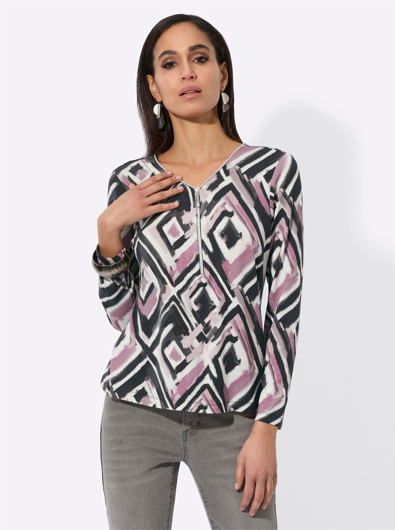creation L Print-Shirt »Modal-Shirt«, (1 tlg.)