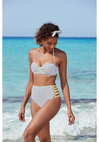 Venice Beach Bügel-Bandeau-Bikini-Top »Camie«, im coolen Streifenlook kaufen