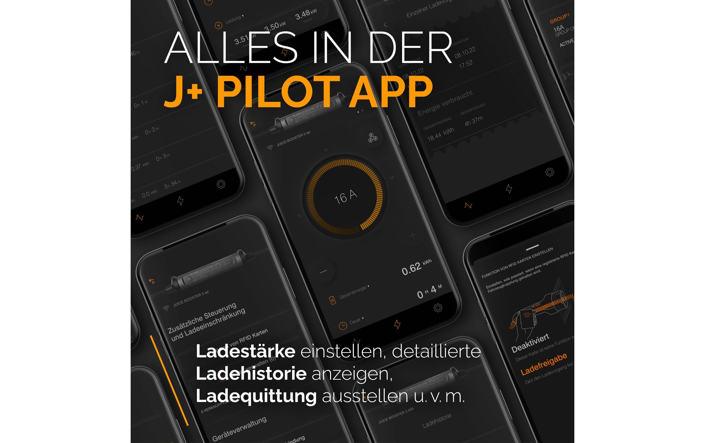 Elektroauto-Ladestation »Juice Technology JUICE BOOSTER 3 air Swiss Basic Set«