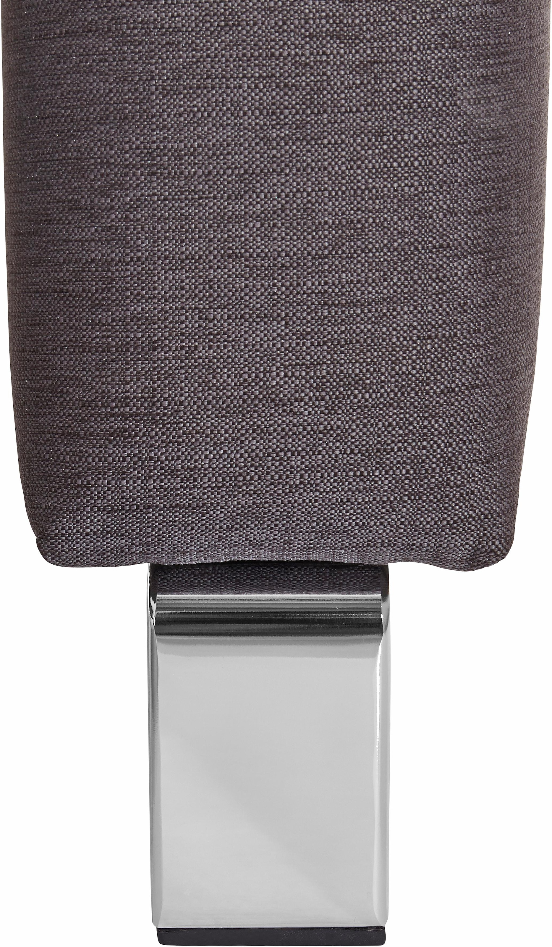 exxpo - sofa fashion Eckbank »Intenso, viele Bezugsstoffe Cord, Leder, Struktur 244/157 cm (B/T)«, hohe Bodenfreiheit, frei im Raum stellbar, hoher Sitzkomfort