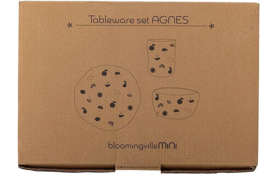 Bloomingville Kindergeschirr-Set »Agnes 3er Set«