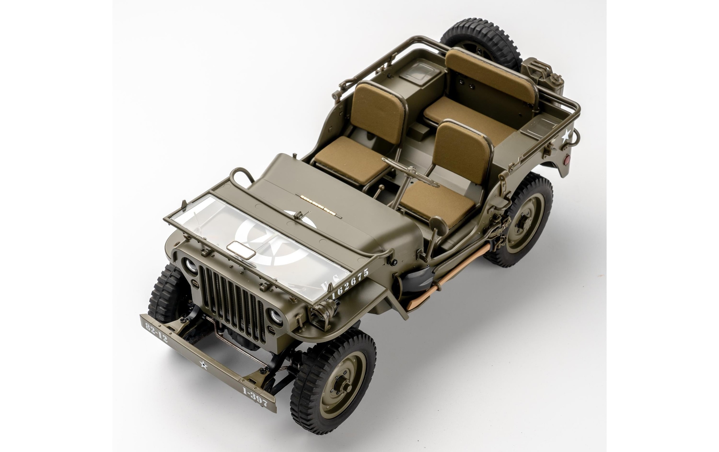 RC-Auto »RocHobby 1941 MB Willys Jeep, 1:12«