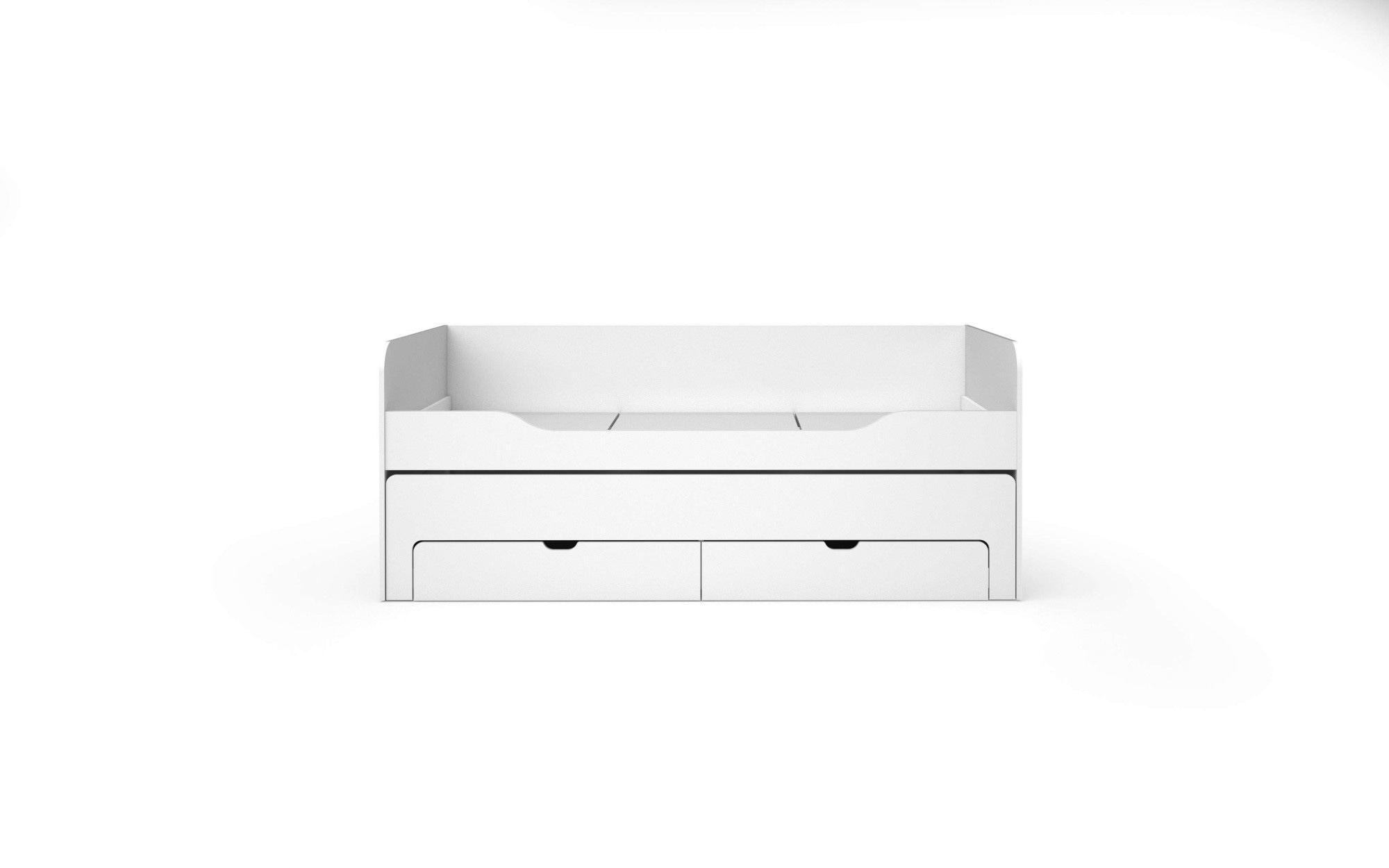 Home affaire Jugendbett »Bett Tulsa mit zusätzlicher ausziehbarer Schlaffläche und Schubladen«, Jugendbett BxTxH 197,5x96x79 cm