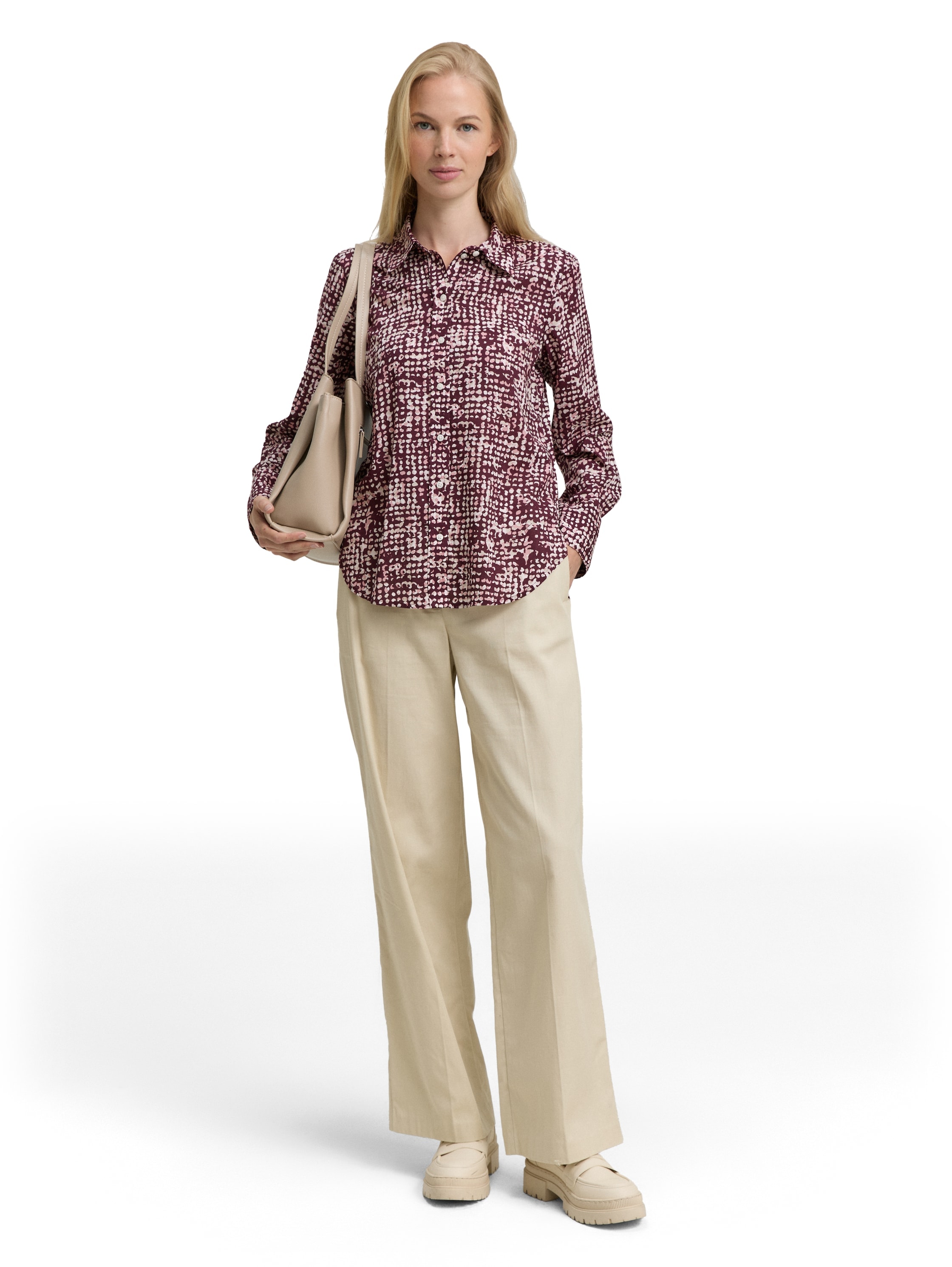 TOM TAILOR Hemdbluse, mit Muster