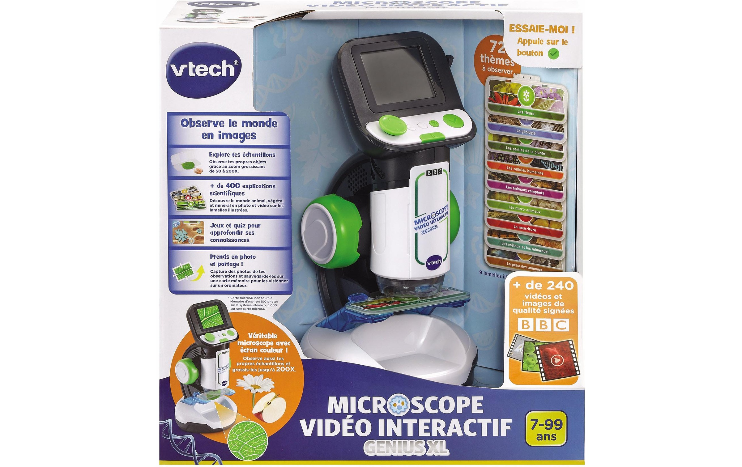 Vtech® Kindermikroskop »Genius XL - Microscope vidéo interactif«