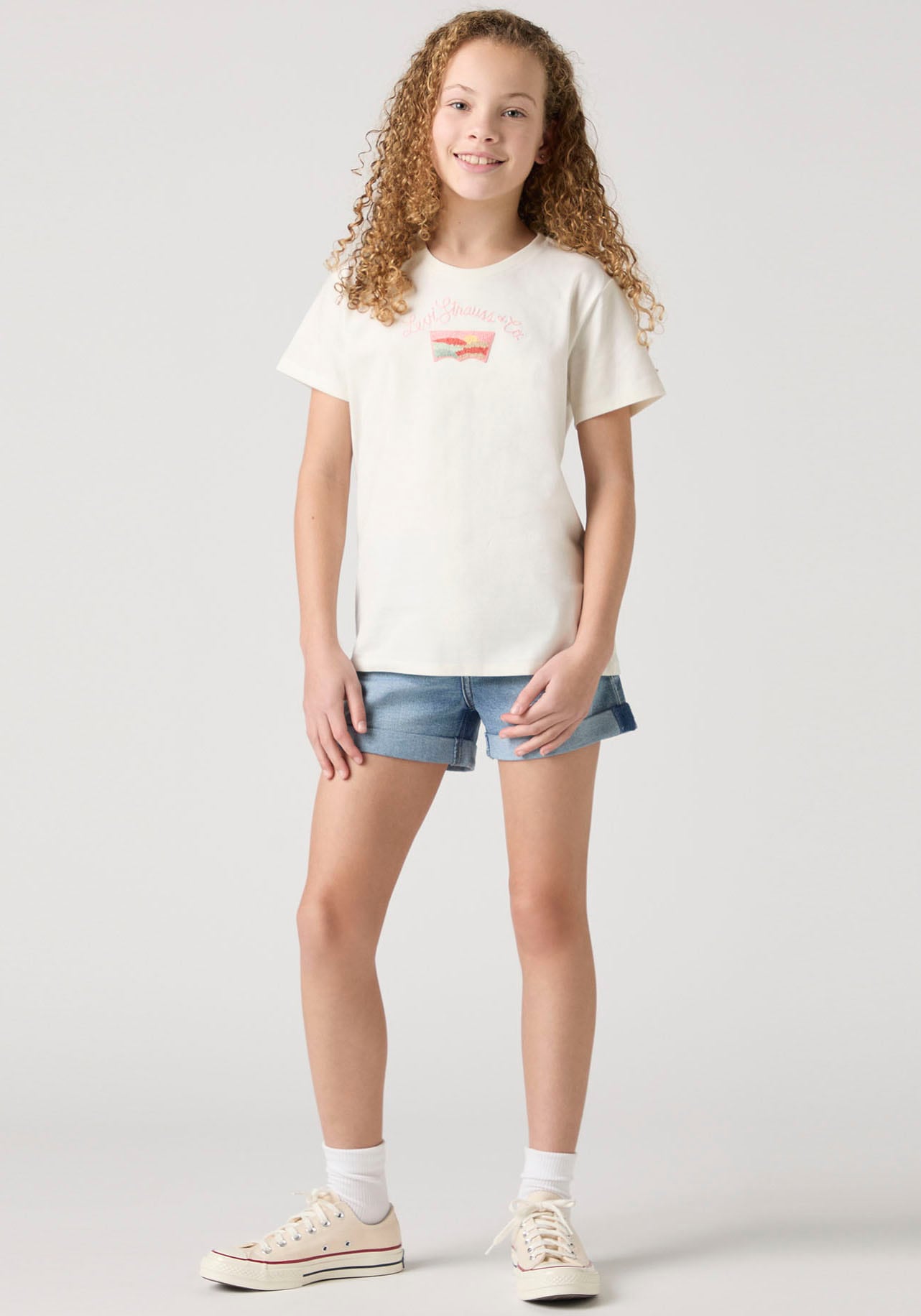 Levi's® Kids Jeansshorts »LVG GIRLFRIEND SHORTS«, for GIRLS