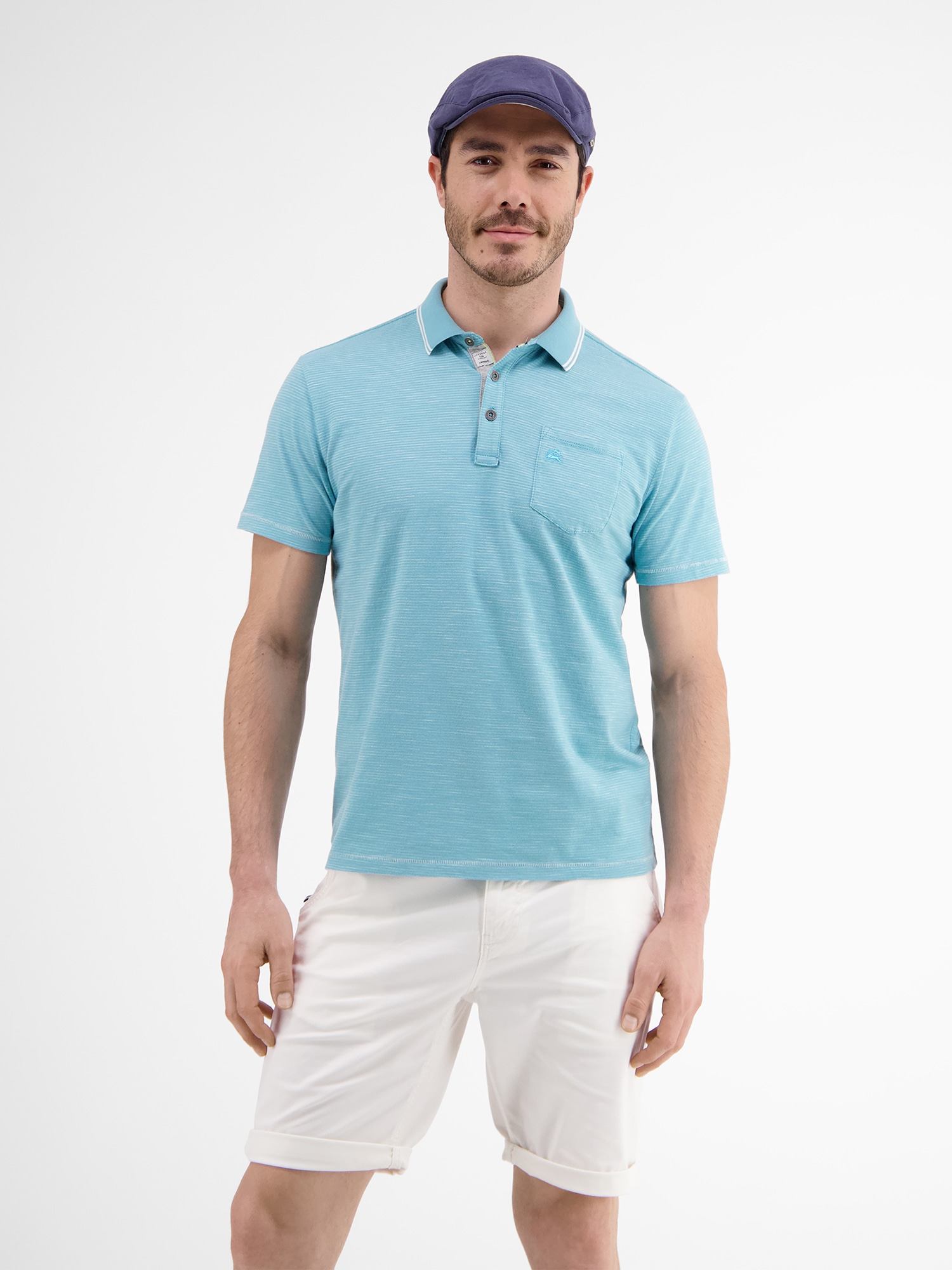 LERROS Poloshirt »LERROS Poloshirt mit Finelinerstreifen«